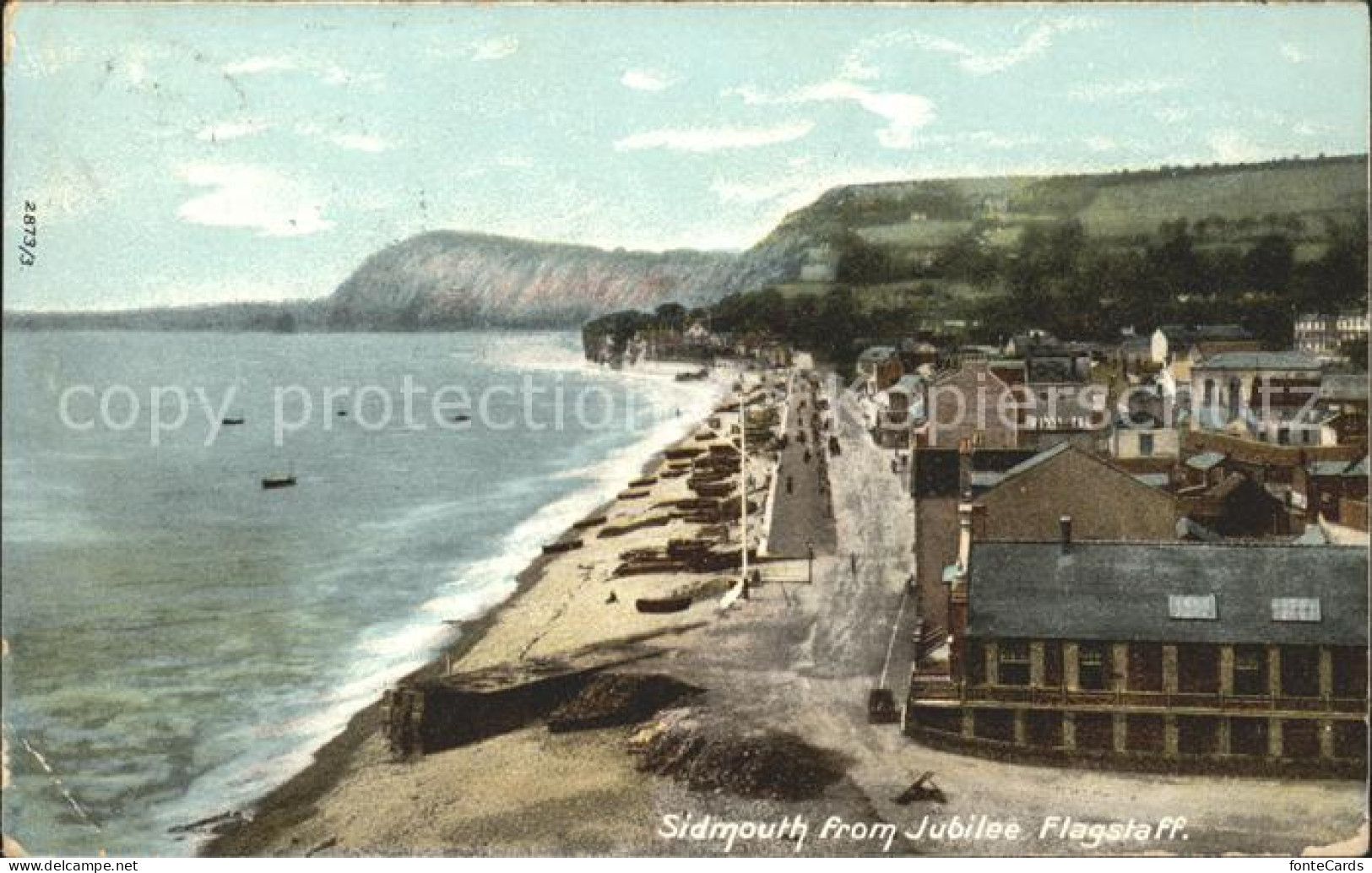 11750717 Sidmouth Town From Jubilee Flagstaff East Devon - Altri & Non Classificati