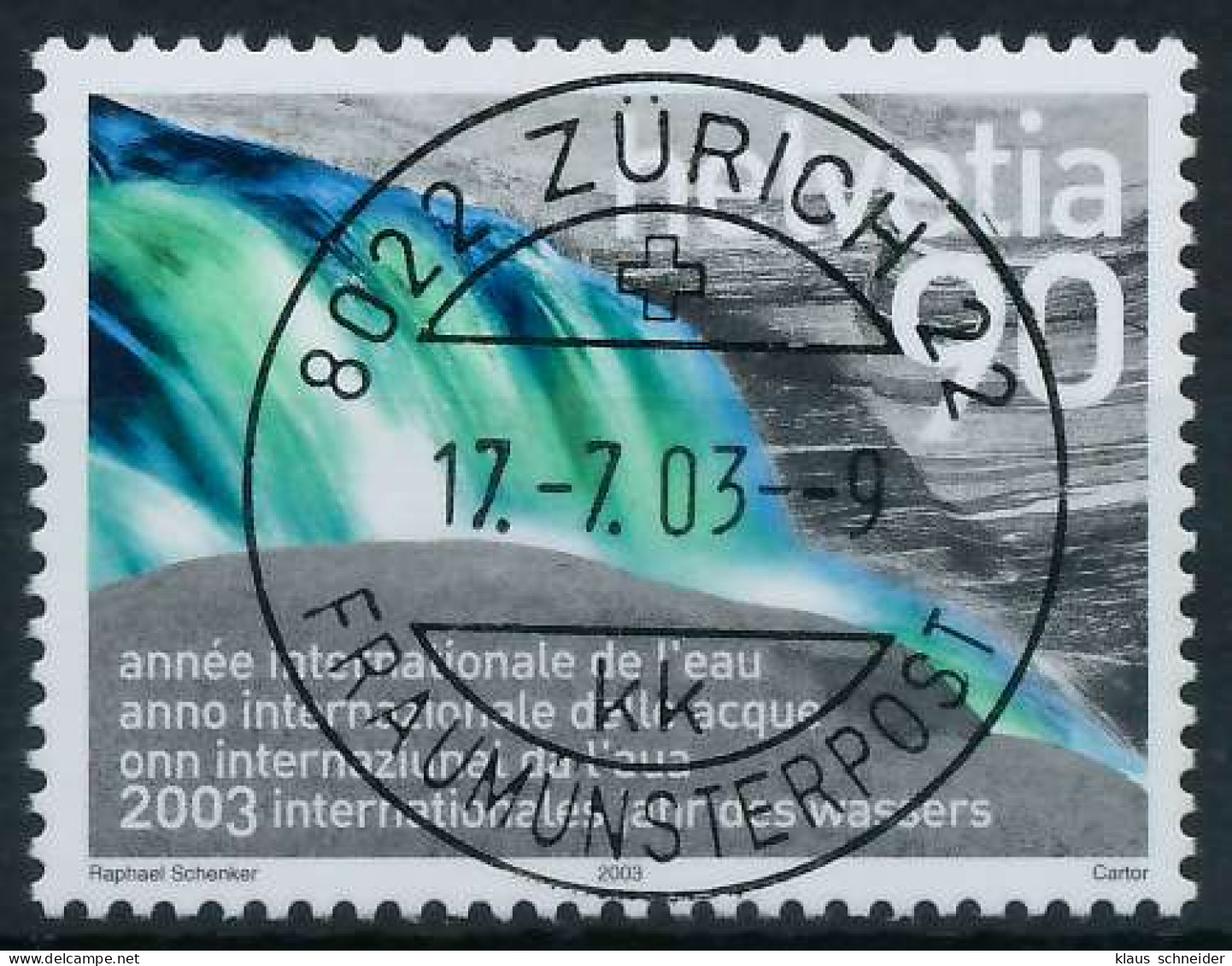SCHWEIZ 2003 Nr 1830 Zentrisch Gestempelt X64C346 - Used Stamps