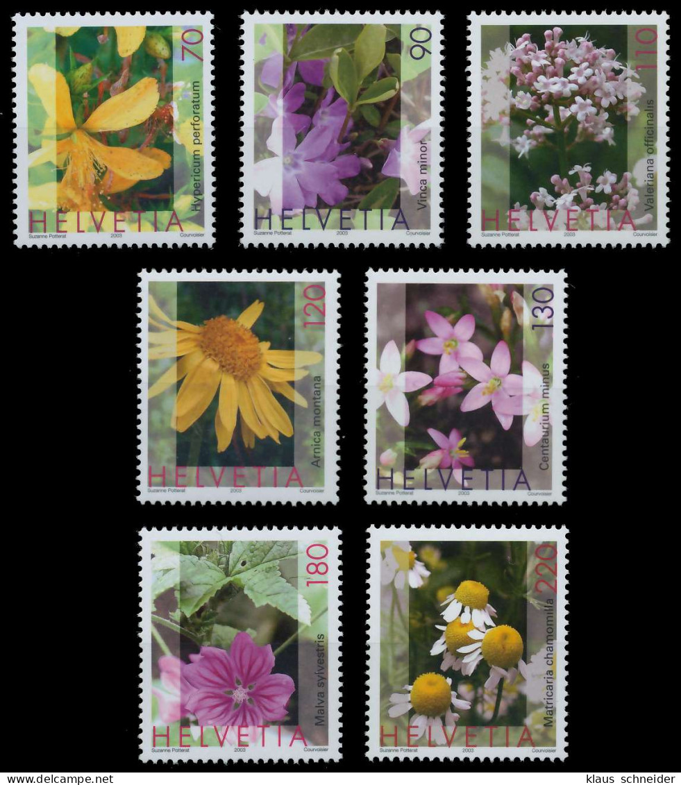 SCHWEIZ 2003 Nr 1820-1826 Postfrisch S2A5BD2 - Unused Stamps