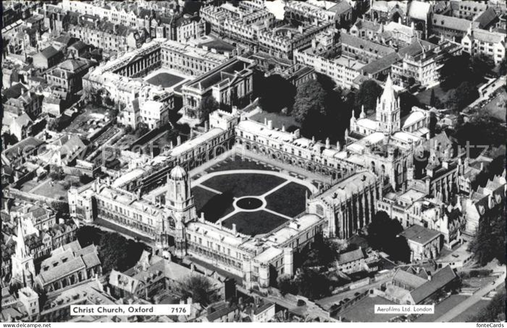 11750694 Oxford Oxfordshire Christ Church Aerial View  - Andere & Zonder Classificatie