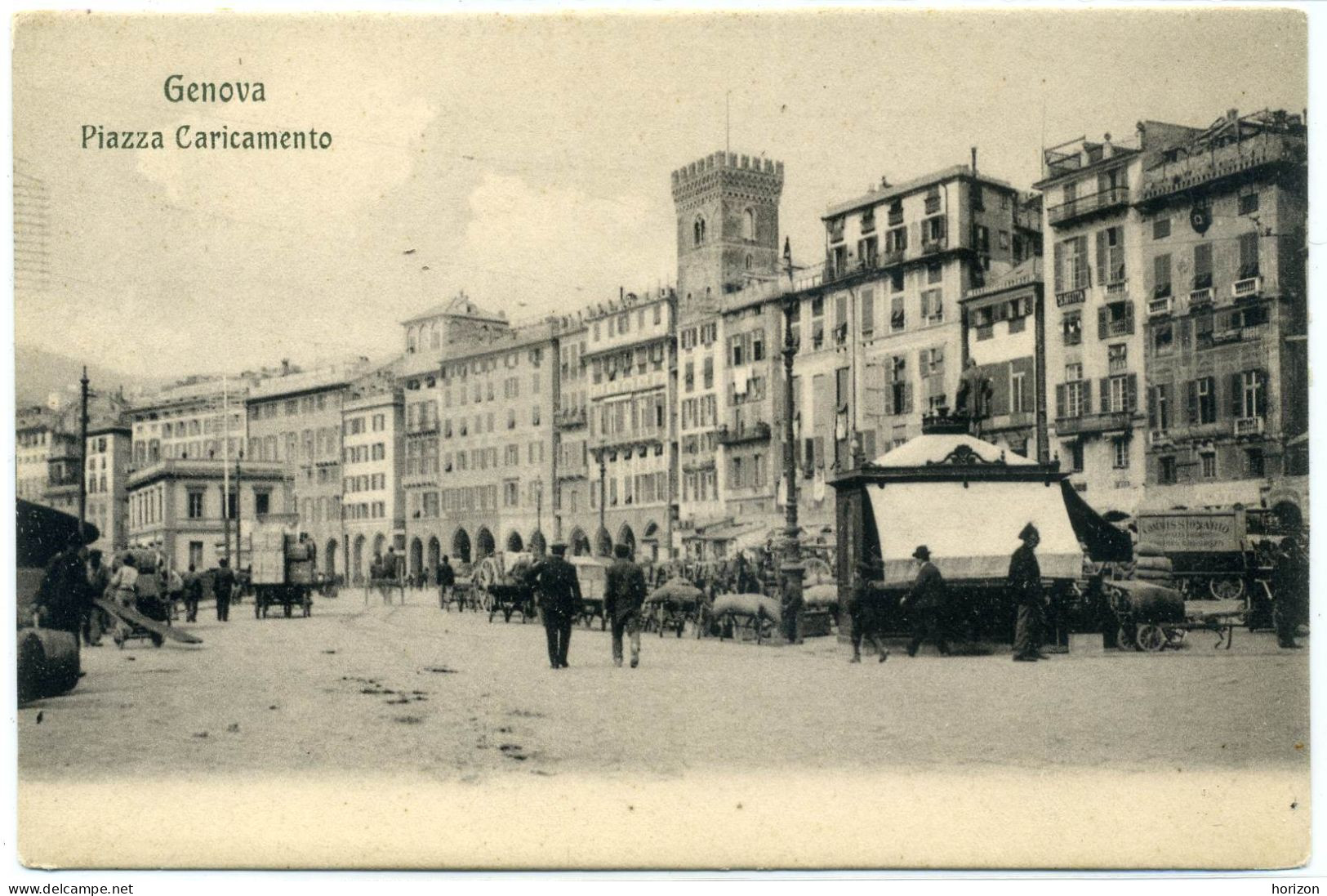 G.521  GENOVA - Piazza Caricamento - Ediz. Modiano - Genova (Genoa)