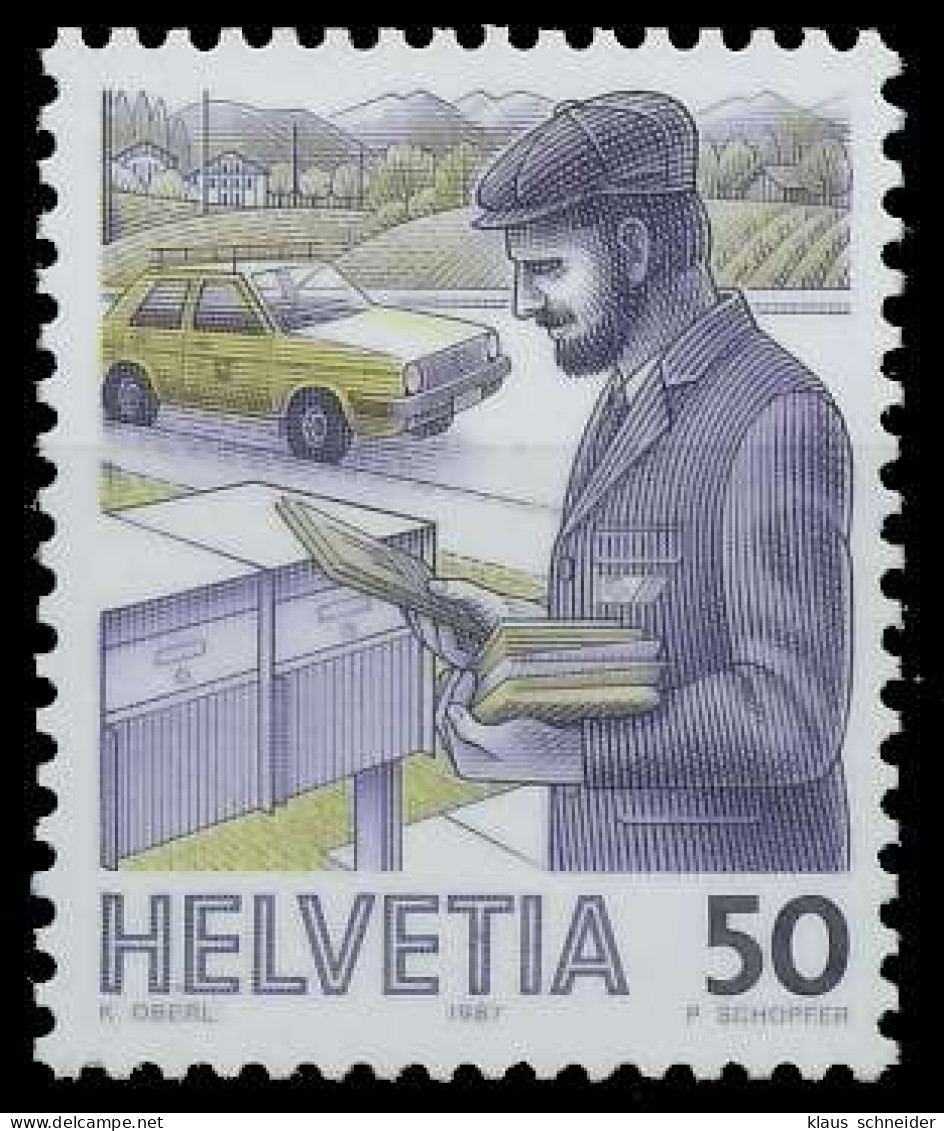 SCHWEIZ 1987 Nr 1343AR Postfrisch X669106 - Unused Stamps