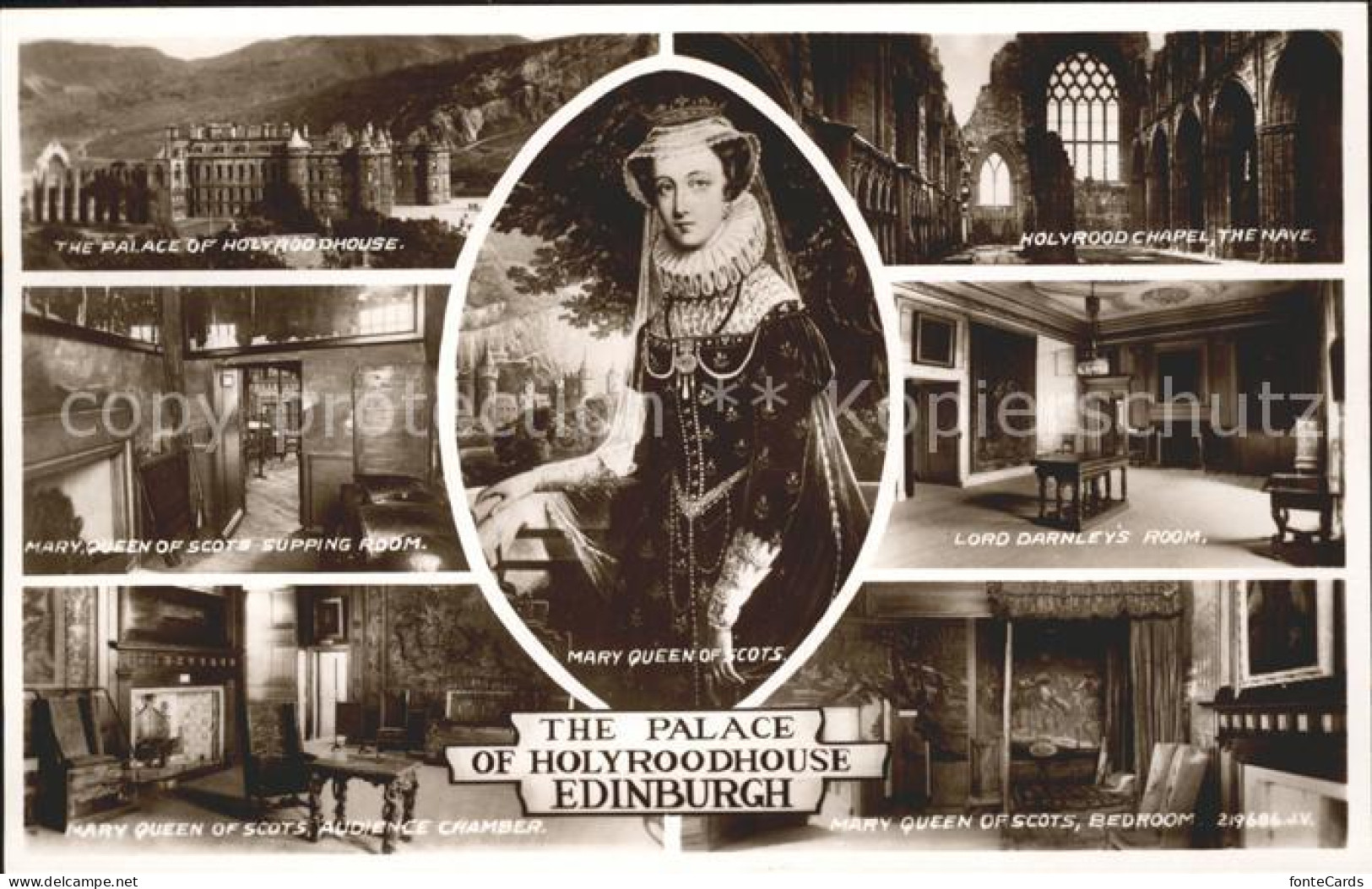 11750681 Edinburgh Palace Of Holyroodhouse Mary Queen Of Scots Valentine's Post  - Altri & Non Classificati