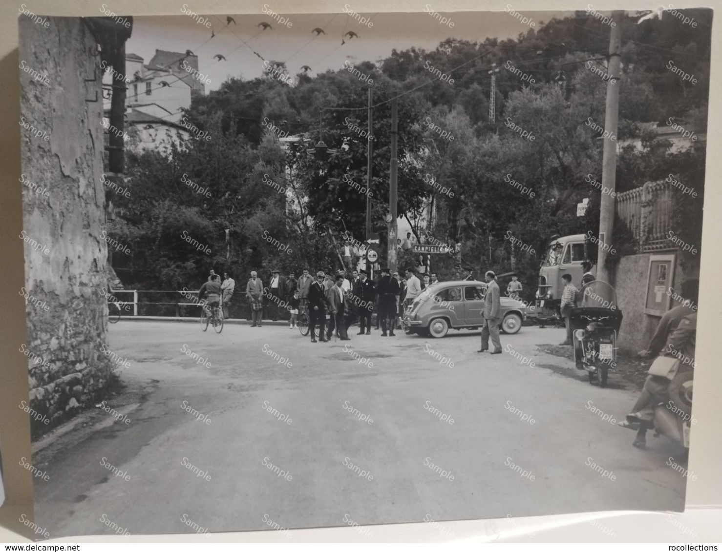 Italia Foto CIAVOLINO La Spezia. Moto Vespa Indicatore Campiglia - Europa