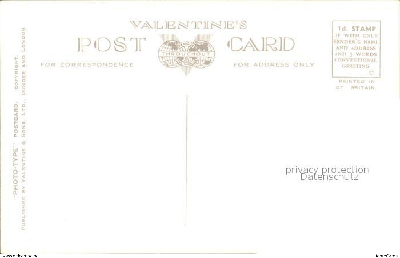 11750666 Belfast High Street Doppeldeckerbus Valentine's Post Card Belfast - Autres & Non Classés
