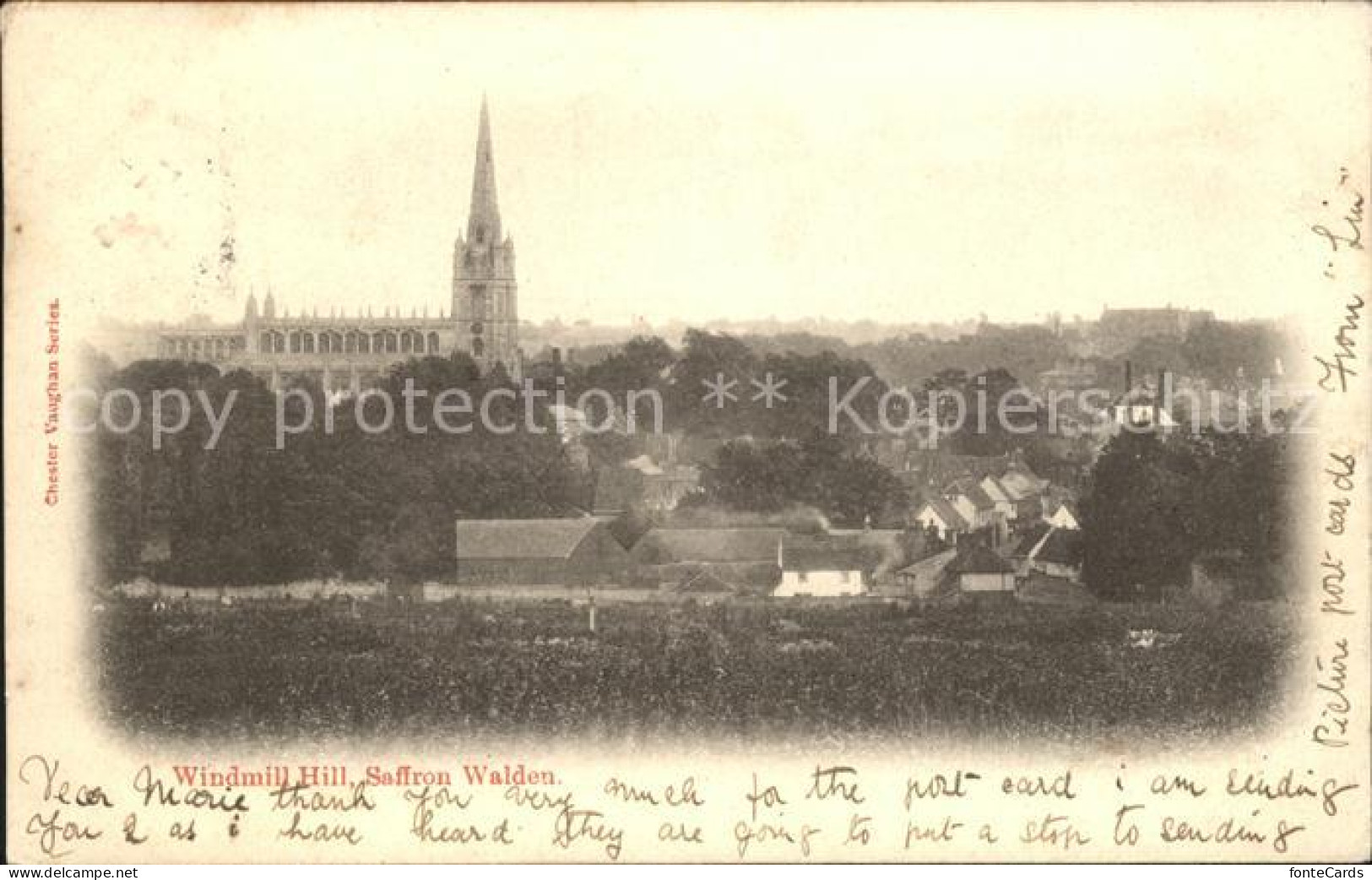 11750652 Saffron Walden Windmill Hill Cathedral Uttlesford - Andere & Zonder Classificatie