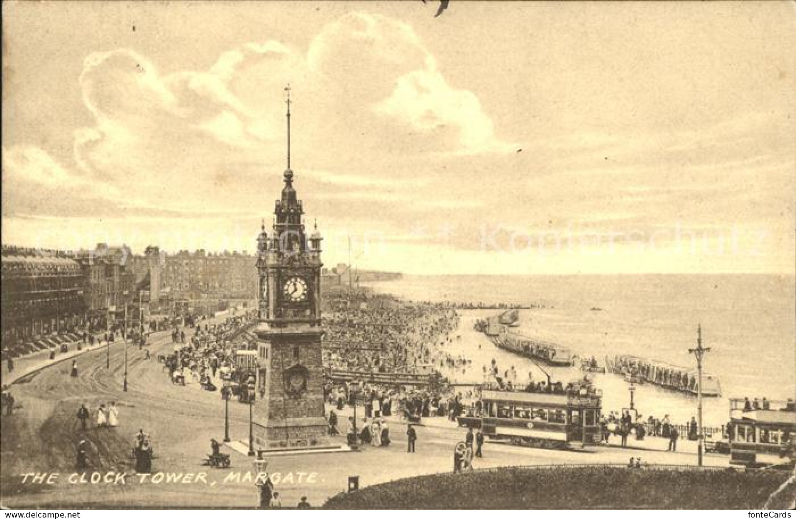 11750643 Margate UK Clock Tower Beach Tram Thanet - Other & Unclassified