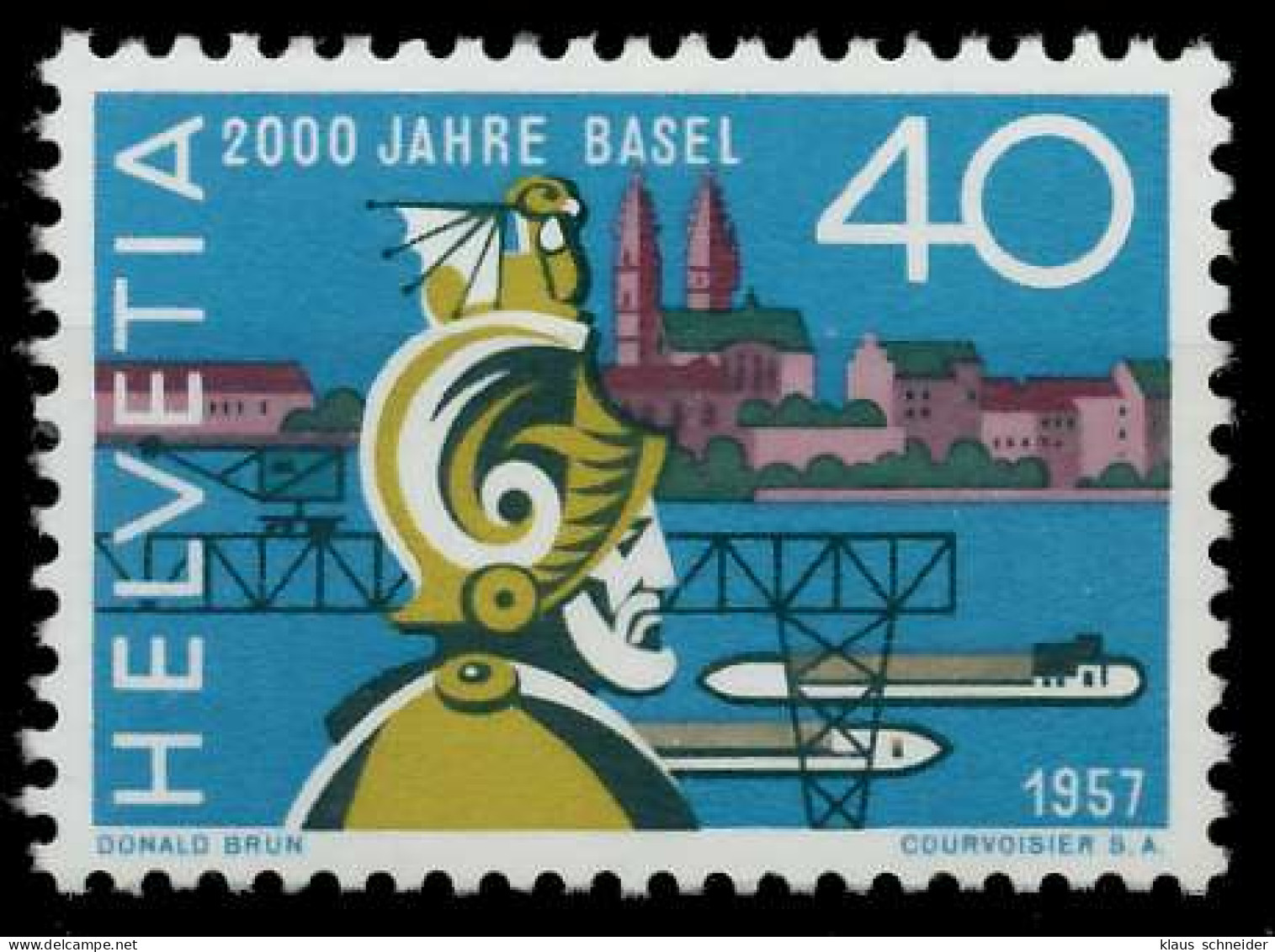 SCHWEIZ 1957 Nr 640 Postfrisch X67927E - Unused Stamps