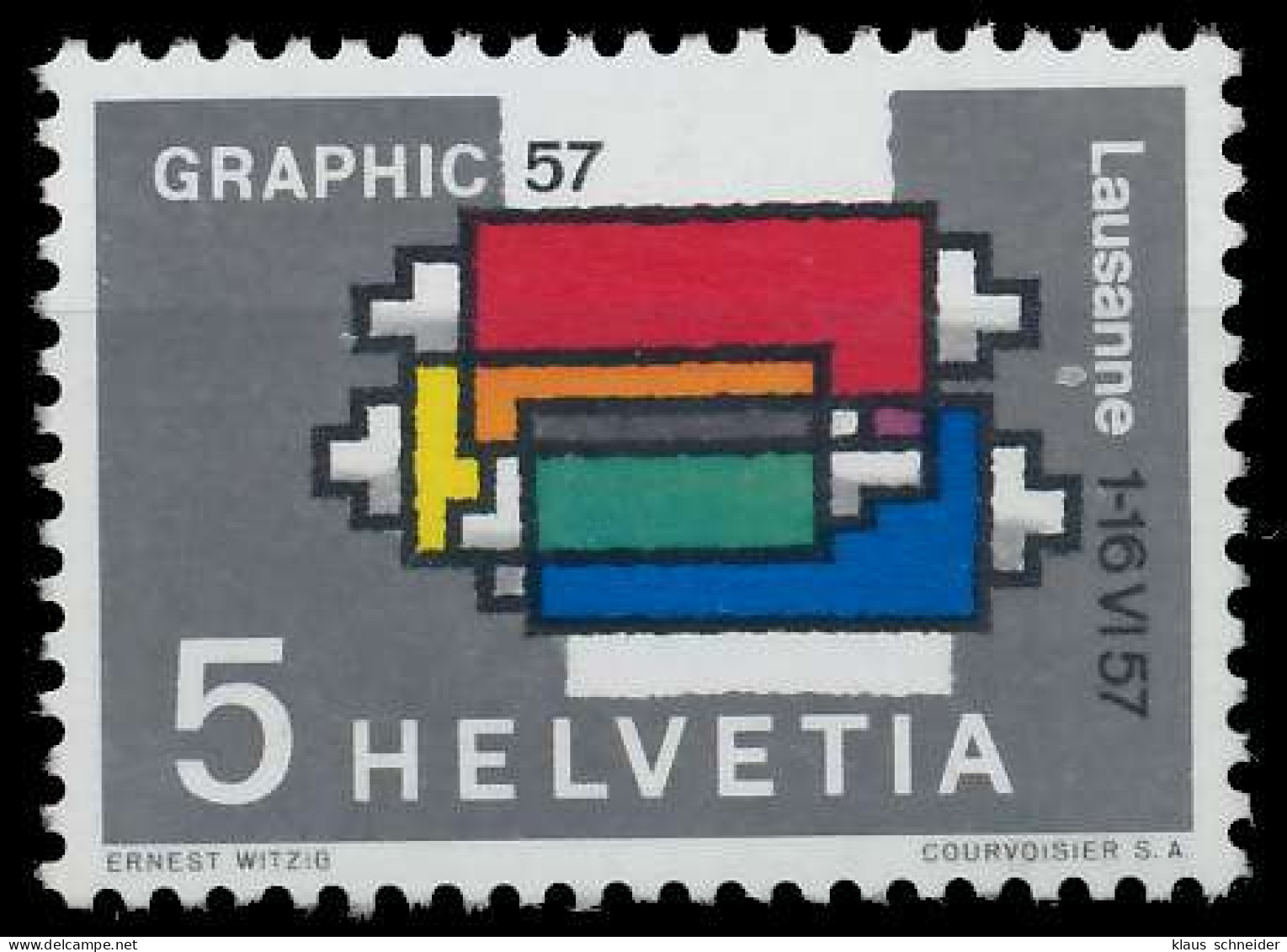 SCHWEIZ 1957 Nr 637 Postfrisch X679286 - Neufs