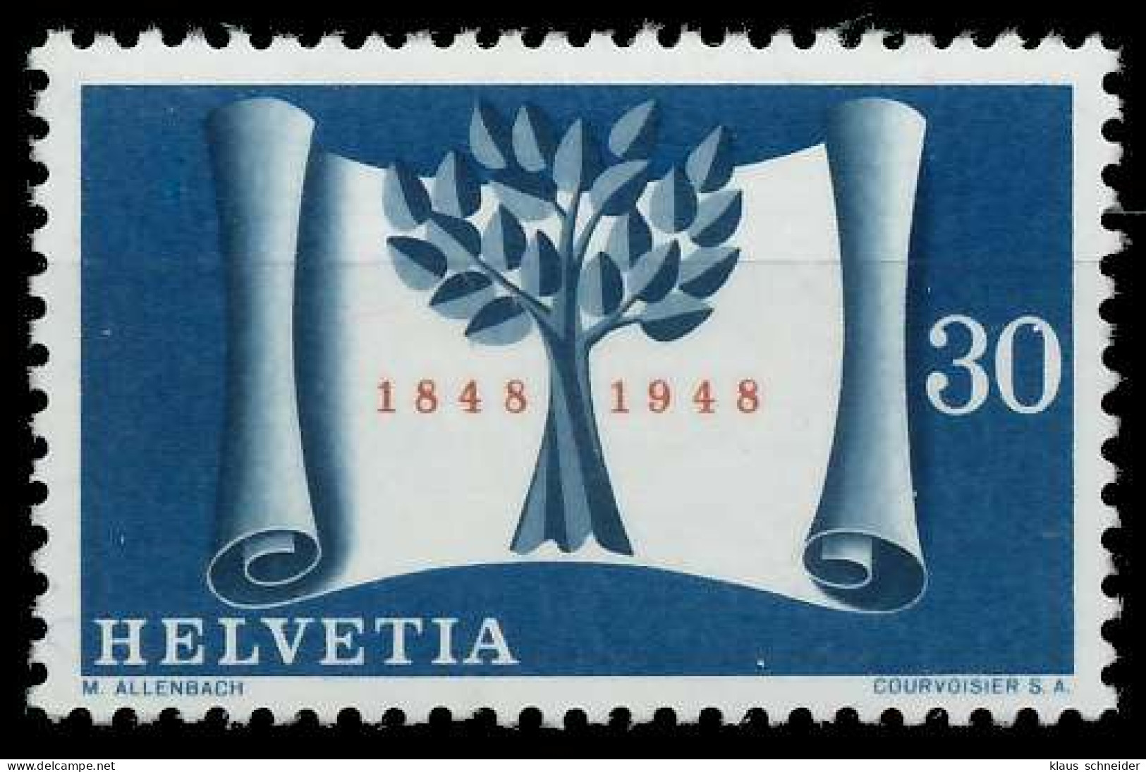 SCHWEIZ 1948 Nr 499 Postfrisch X67930A - Ongebruikt