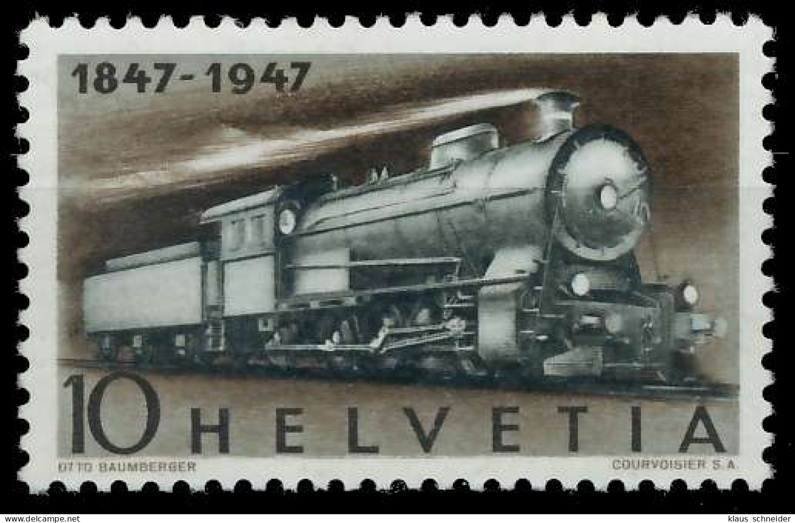 SCHWEIZ 1947 Nr 485b Postfrisch X67933A - Ongebruikt
