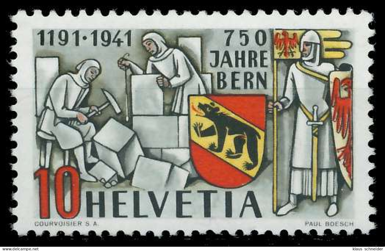 SCHWEIZ 1941 Nr 398b Ungebraucht X679386 - Unused Stamps