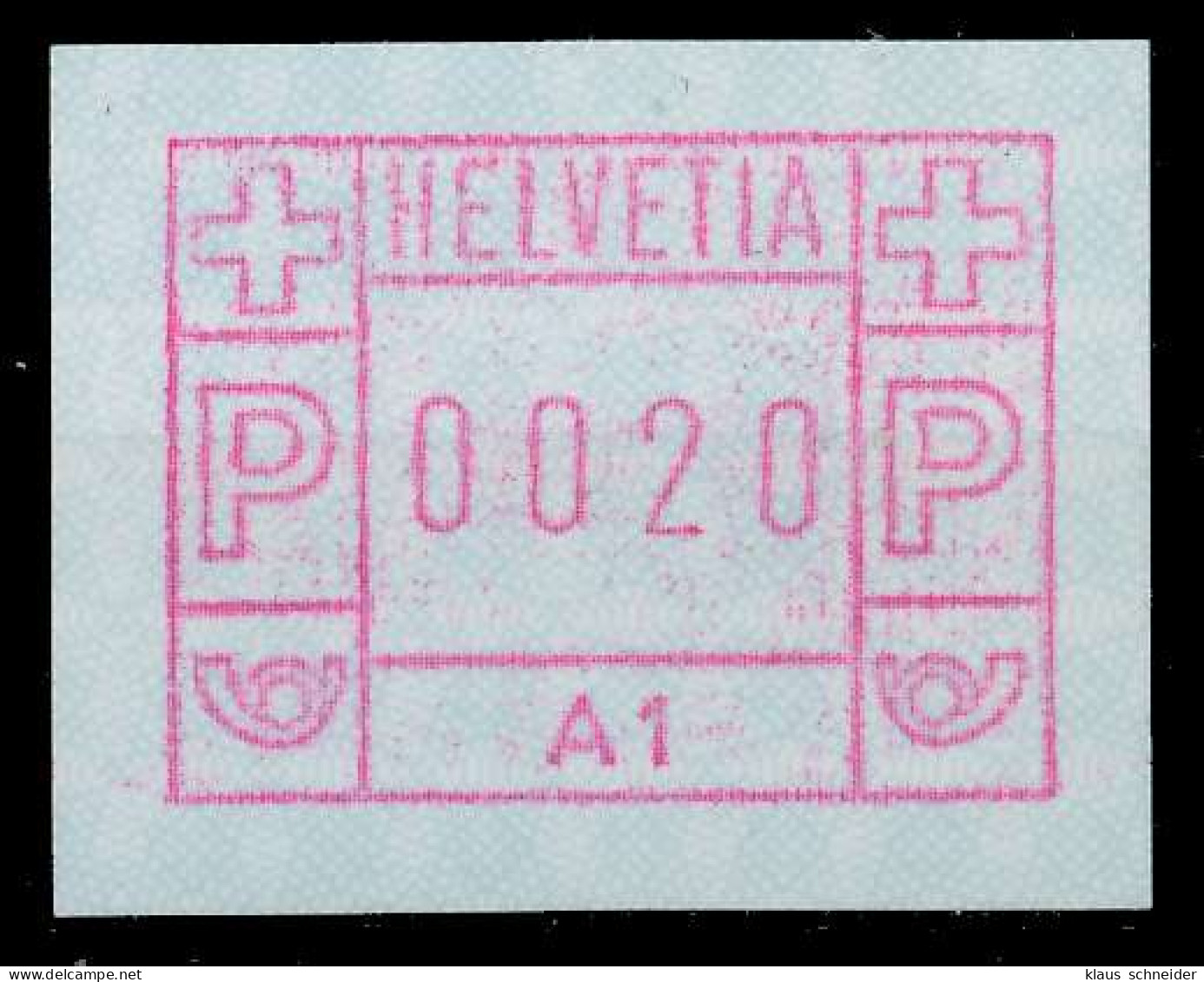 SCHWEIZ AUTOMATENMARKEN A1 Nr 1A1 Postfrisch X679416 - Automatic Stamps