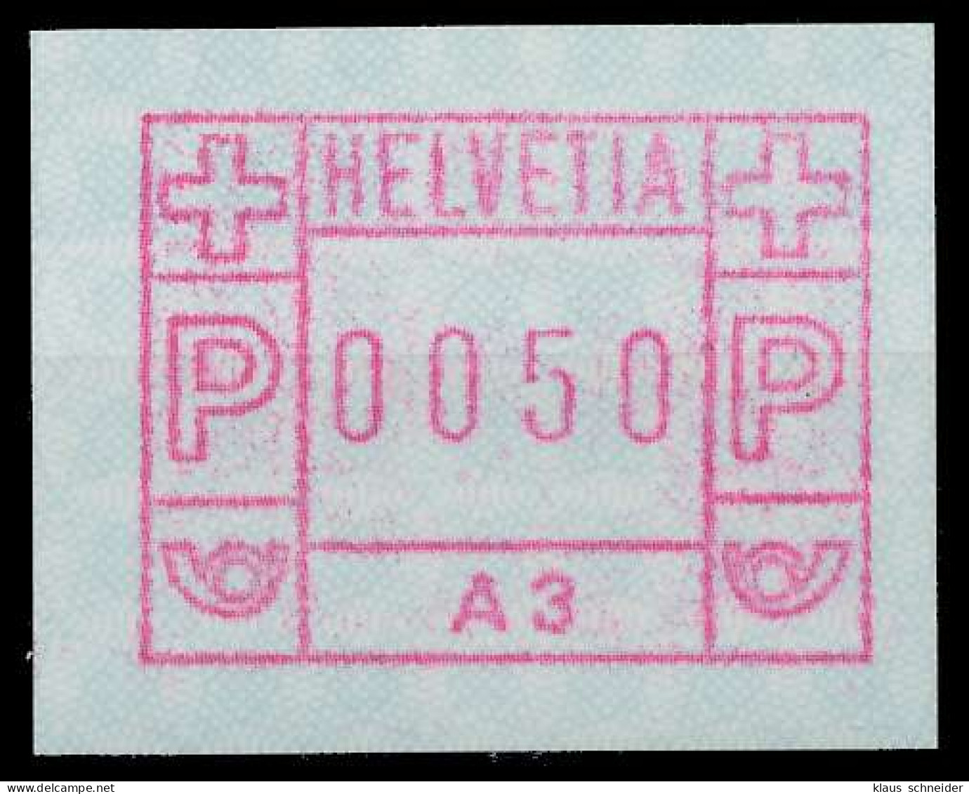 SCHWEIZ AUTOMATENMARKEN A1 Nr 1A3 Postfrisch X679412 - Automatic Stamps