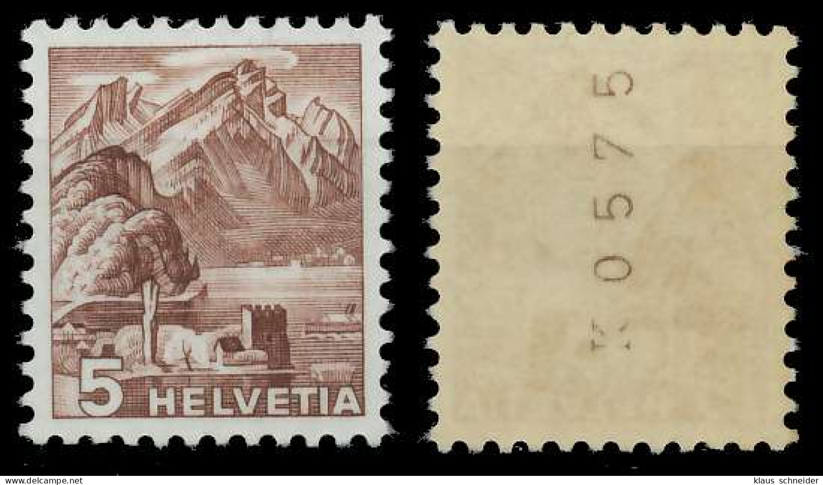 SCHWEIZ ROLLENMARKEN Nr 500R Postfrisch X6794BE - Coil Stamps