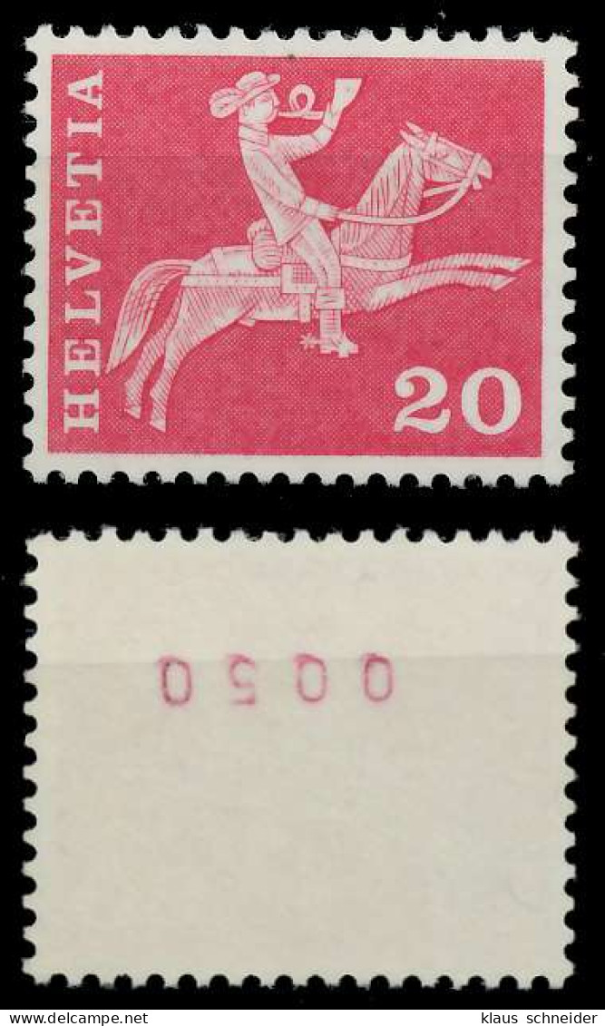 SCHWEIZ ROLLENMARKEN Nr 699yR OKB Postfrisch X6794FE - Coil Stamps