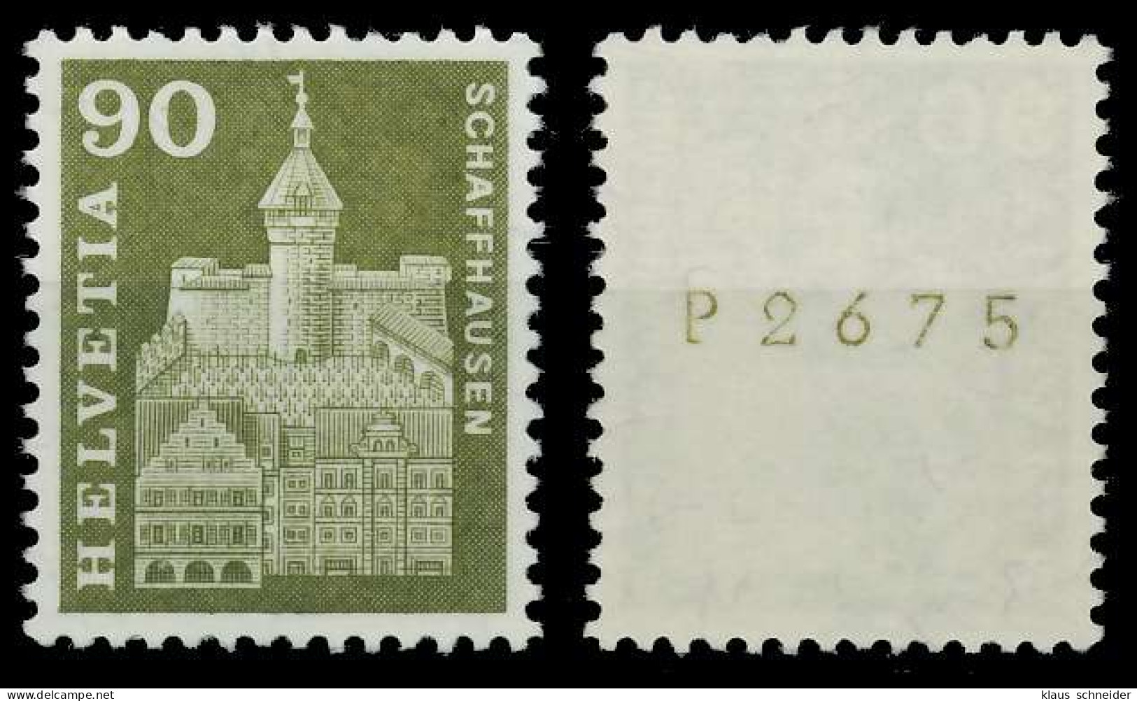 SCHWEIZ ROLLENMARKEN Nr 709yR L-P Postfrisch X67951A - Coil Stamps