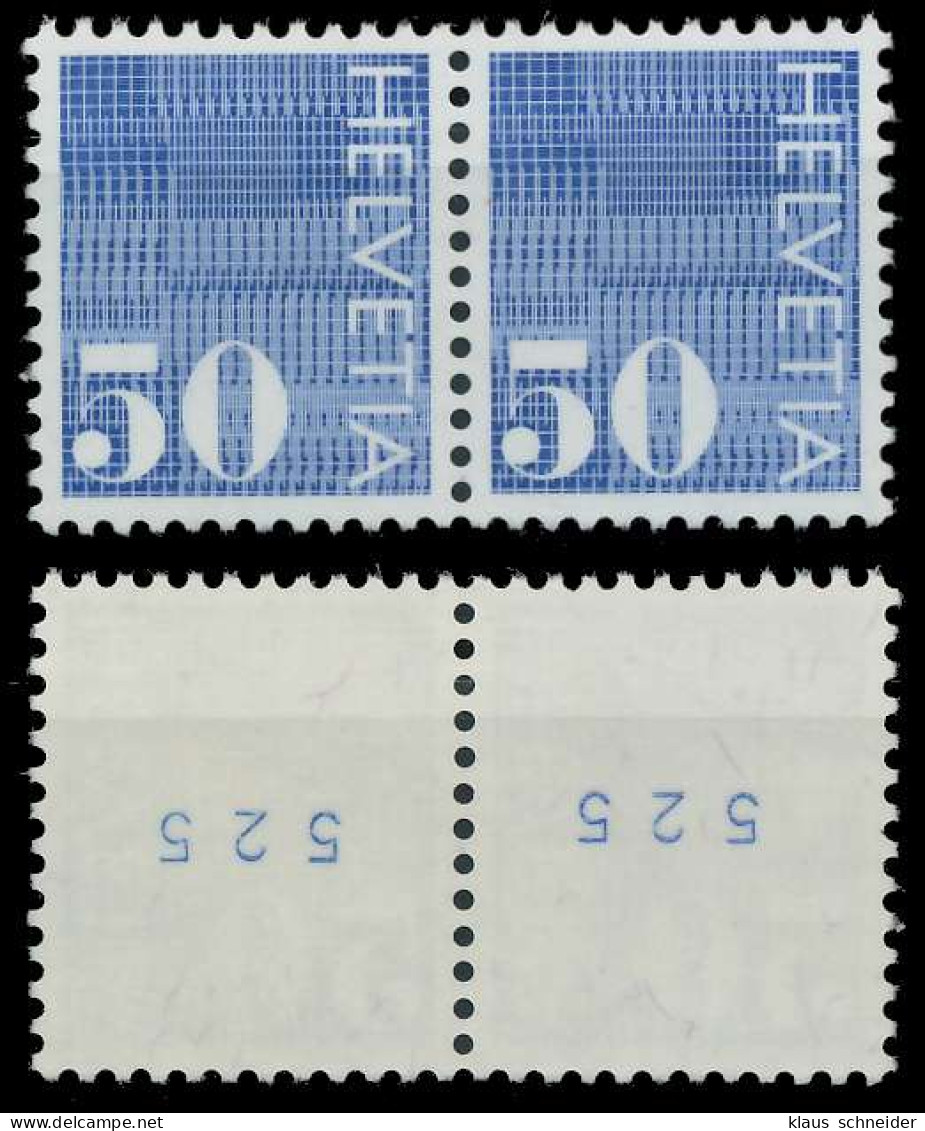 SCHWEIZ ROLLENMARKEN Nr 935yaRII Postfrisch WAAGR PAAR X6795F2 - Coil Stamps
