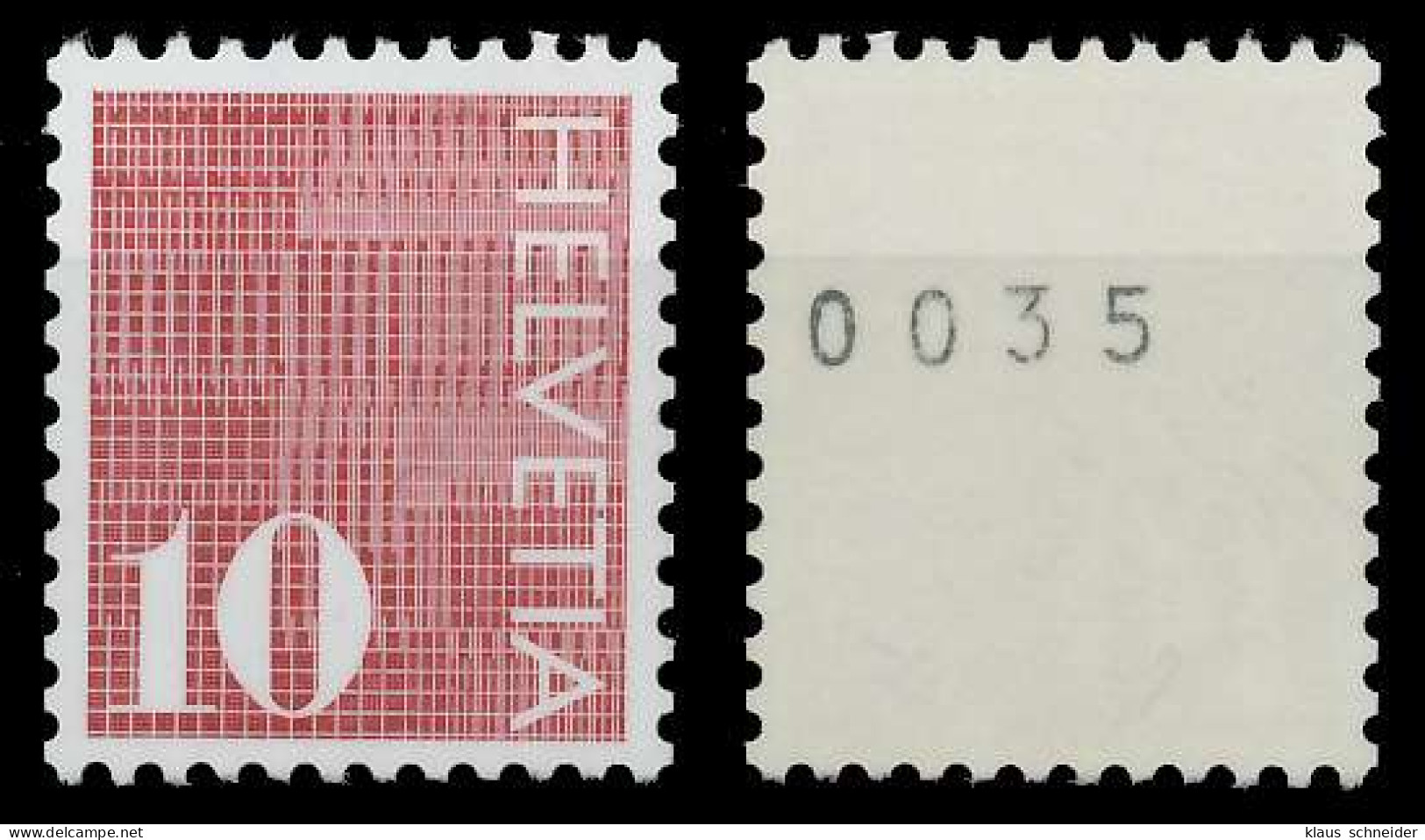 SCHWEIZ ROLLENMARKEN Nr 933yaRIFa Postfrisch X67961E - Coil Stamps