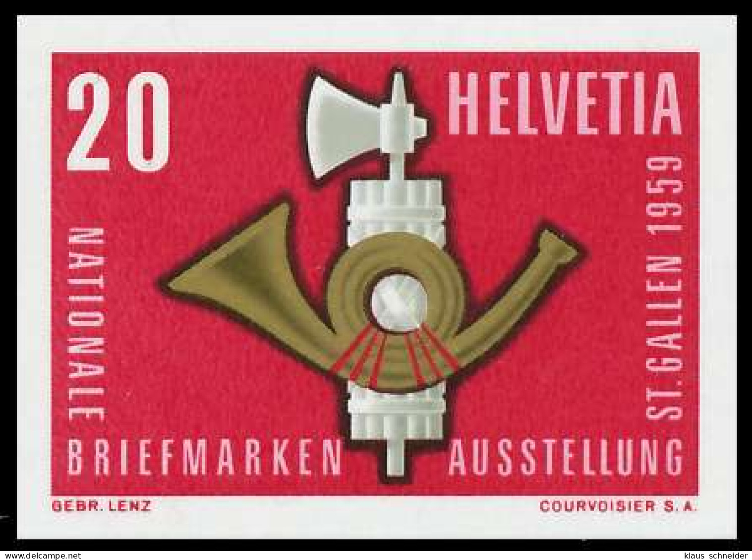 SCHWEIZ 1959 Nr 673 Postfrisch S2B9076 - Unused Stamps