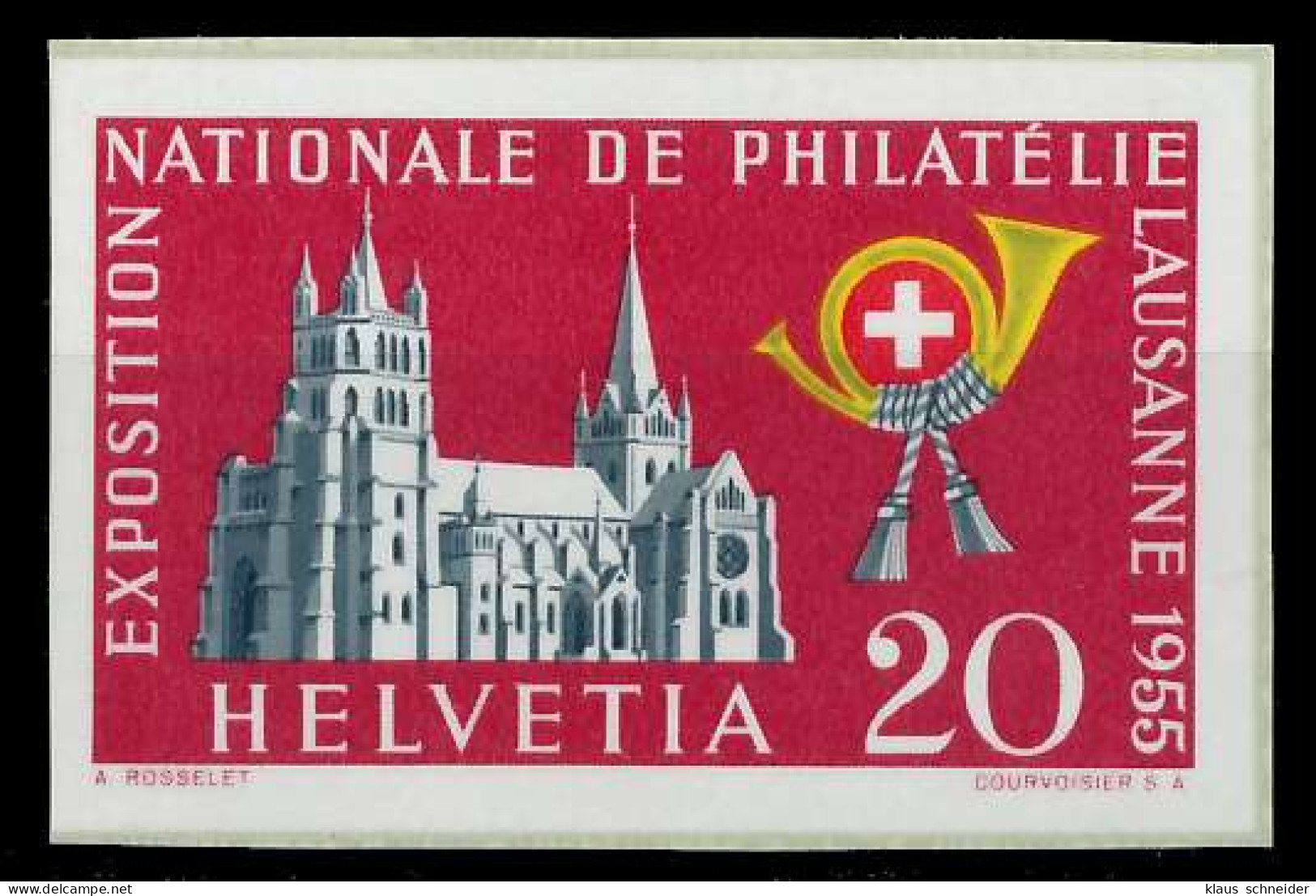 SCHWEIZ 1955 Nr 612 Postfrisch X68372A - Unused Stamps