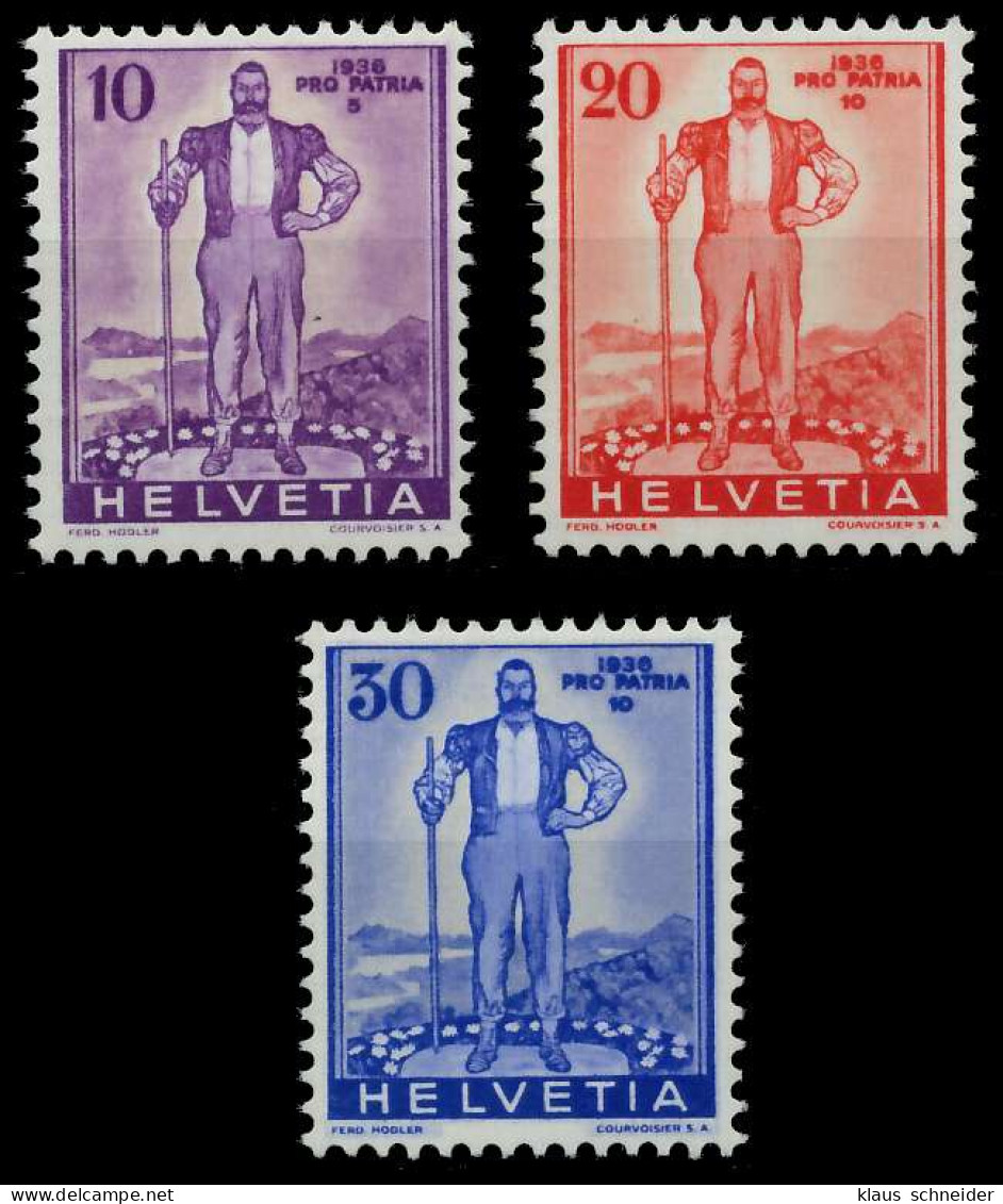 SCHWEIZ PRO PATRIA Nr A294-A296 Postfrisch X68375A - Unused Stamps