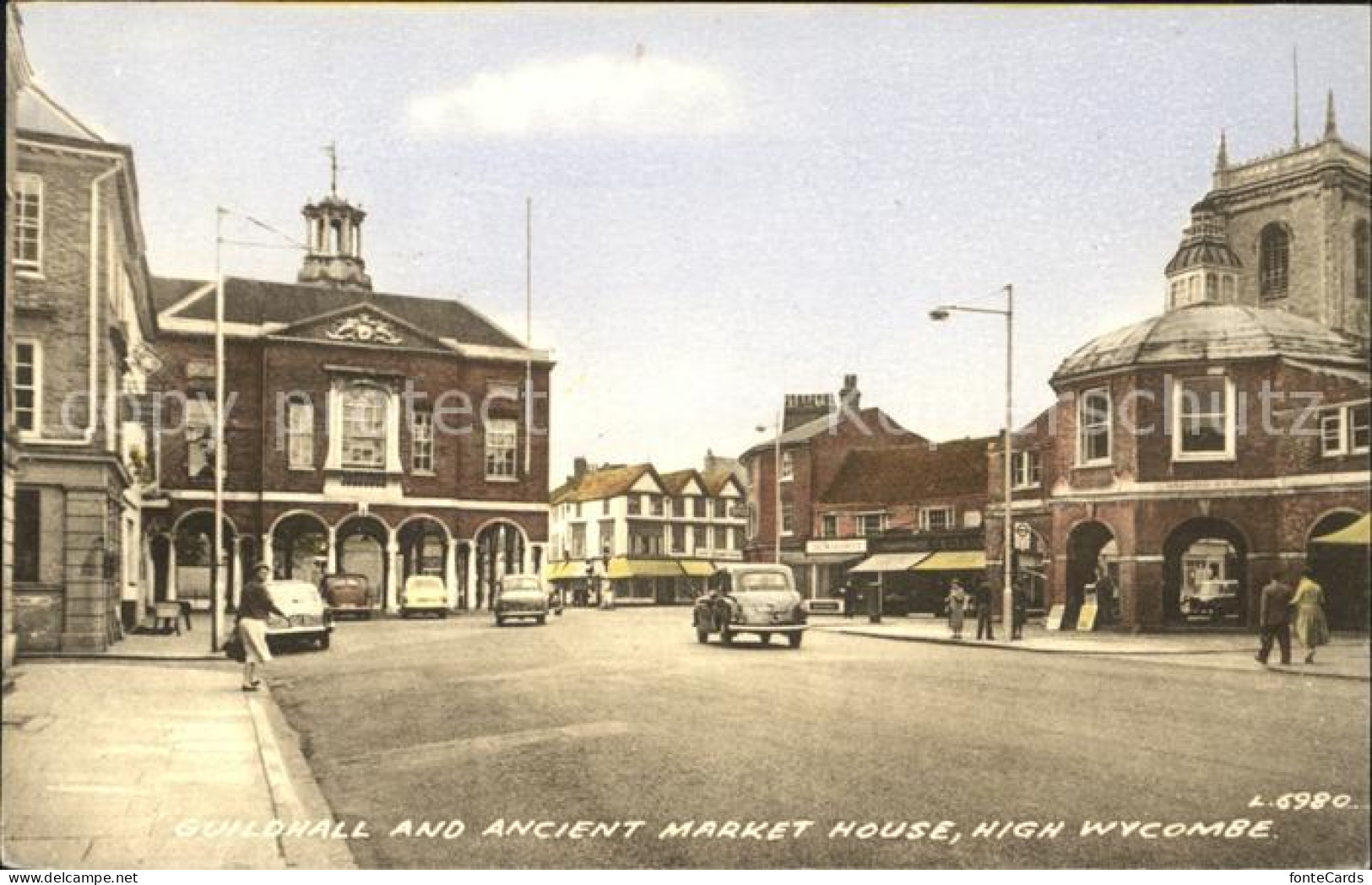 11750525 Wycombe Wycombe Guildhall Ancient Market House Valentine's Post Card Wy - Otros & Sin Clasificación