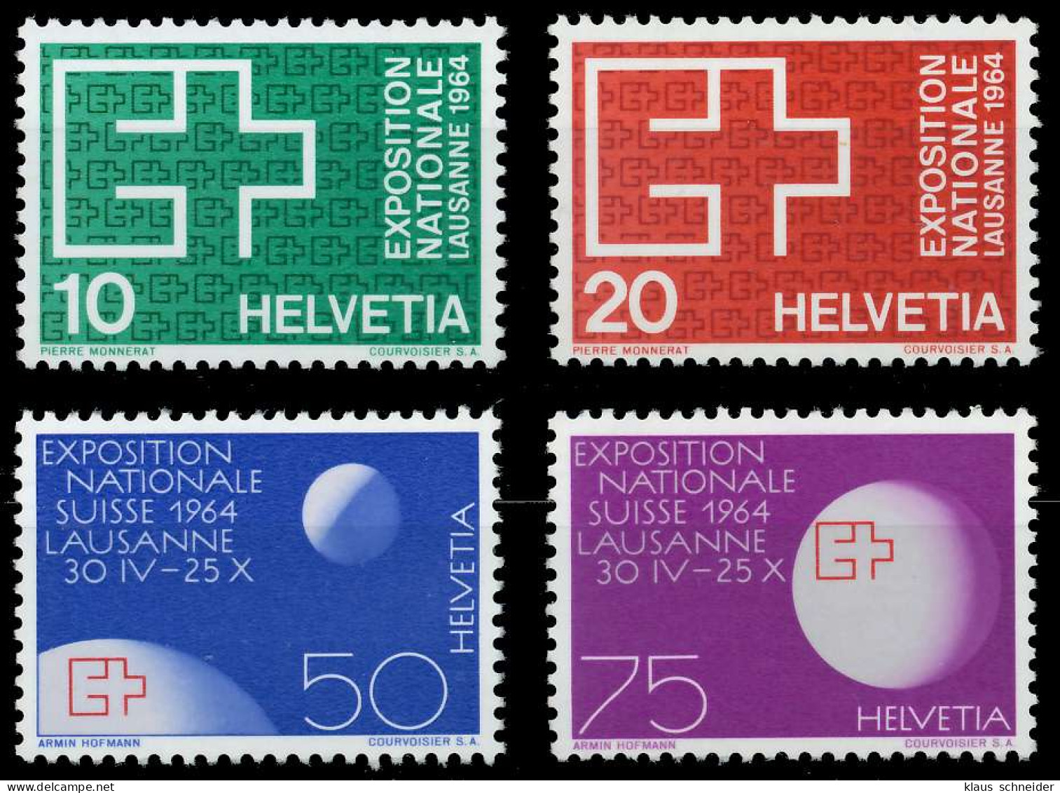 SCHWEIZ 1963 Nr 782-785 Postfrisch S2D451A - Neufs