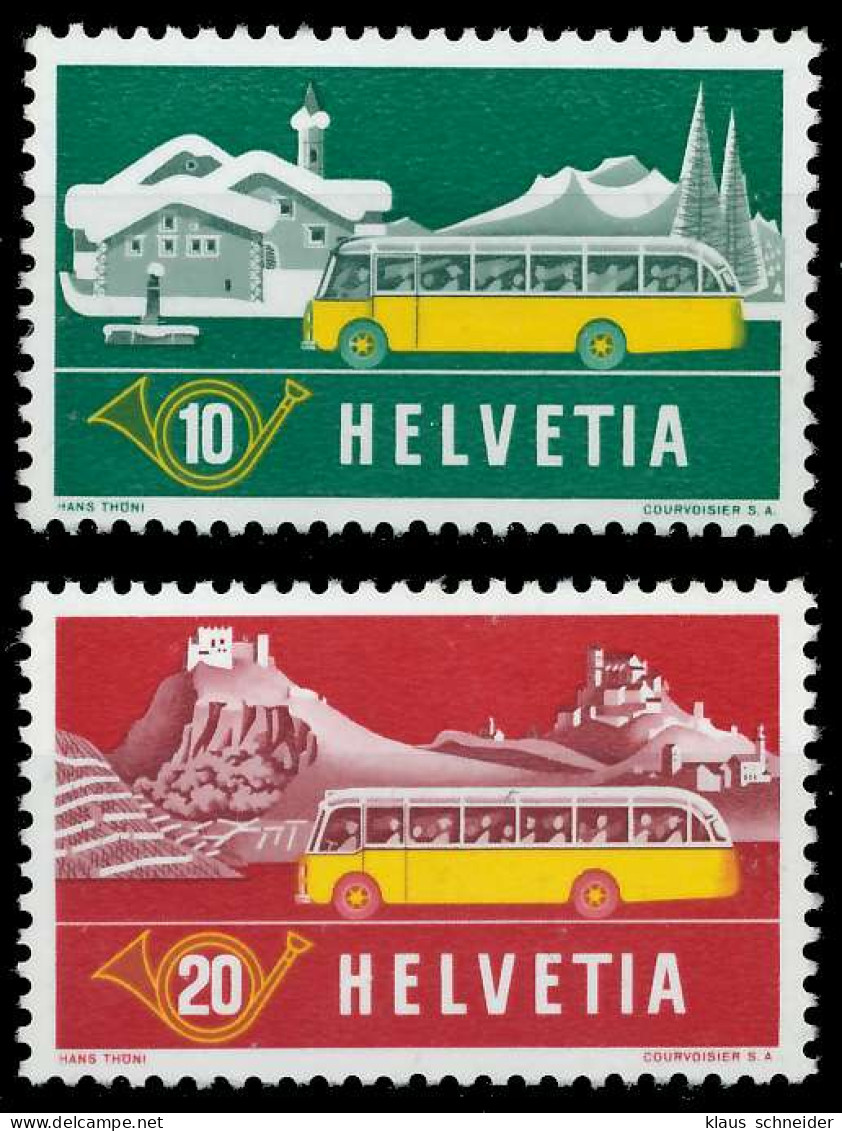 SCHWEIZ 1953 Nr 586-587 Postfrisch S2D4562 - Unused Stamps
