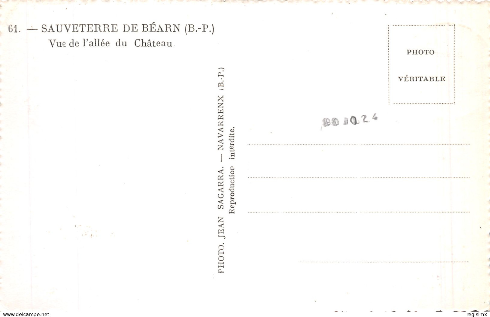 64-SAUVETERRE DE BEARN-N°2137-G/0023 - Sauveterre De Bearn