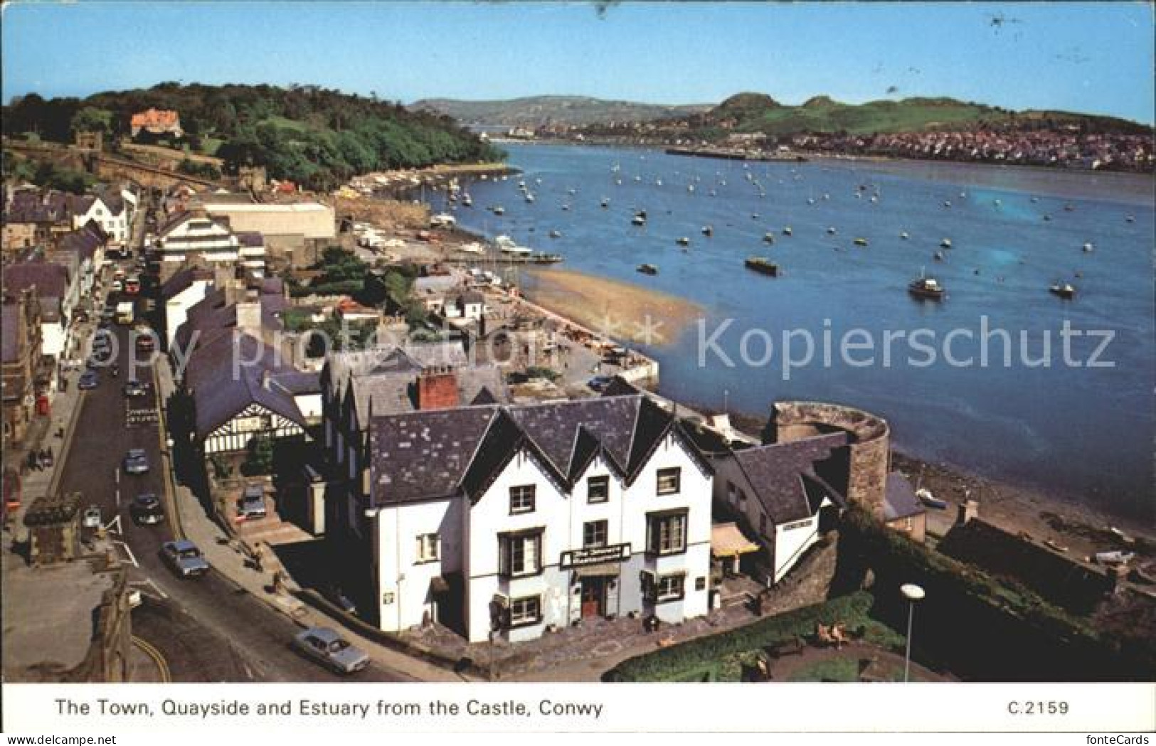 11750462 Conwy Town Quayside And Estuary View From The Castle Conwy - Other & Unclassified