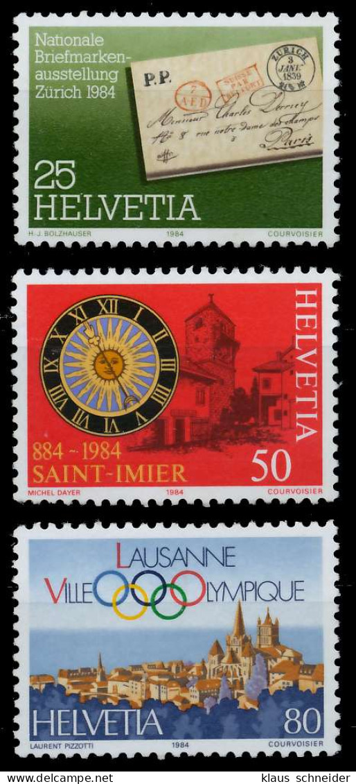 SCHWEIZ 1984 Nr 1267-1269 Postfrisch S2DA156 - Ongebruikt