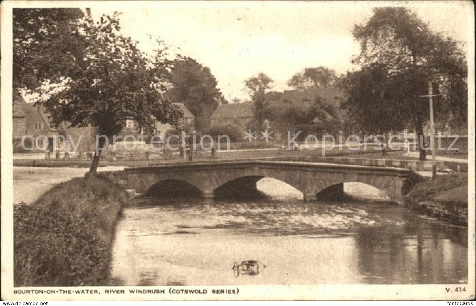 11750425 Bourton-on-the-Water River Windrush Bridge Cotswold - Altri & Non Classificati