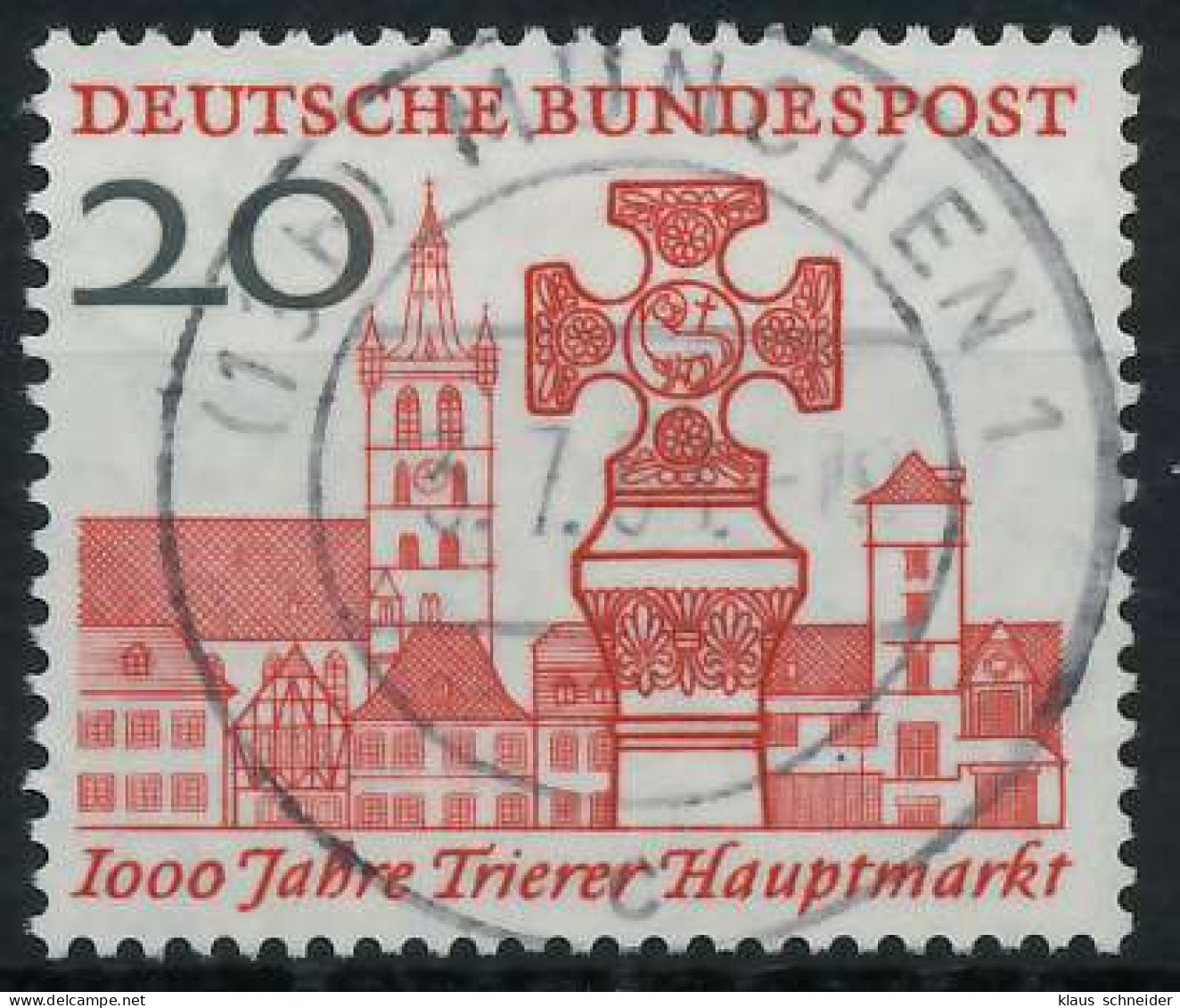 BRD BUND 1958 Nr 290 Zentrisch Gestempelt X69BA5A - Used Stamps