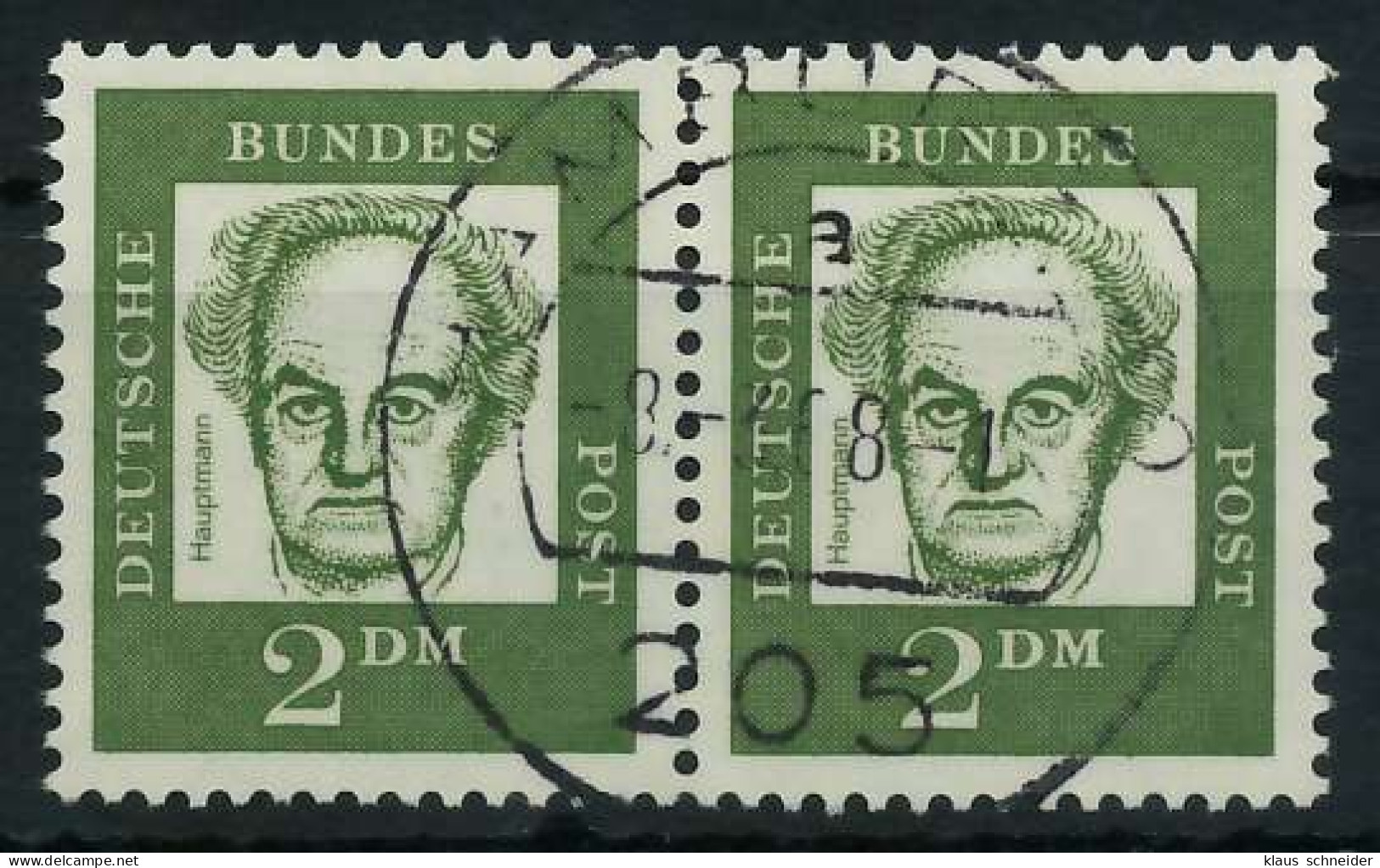 BRD BUND DS BED. DEUTSCHE Nr 362y Zentrisch Gestempelt WAAGR X6A331E - Used Stamps