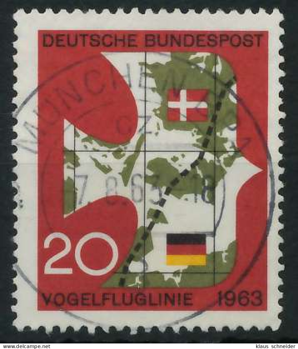 BRD BUND 1963 Nr 399 Zentrisch Gestempelt X6A3382 - Used Stamps