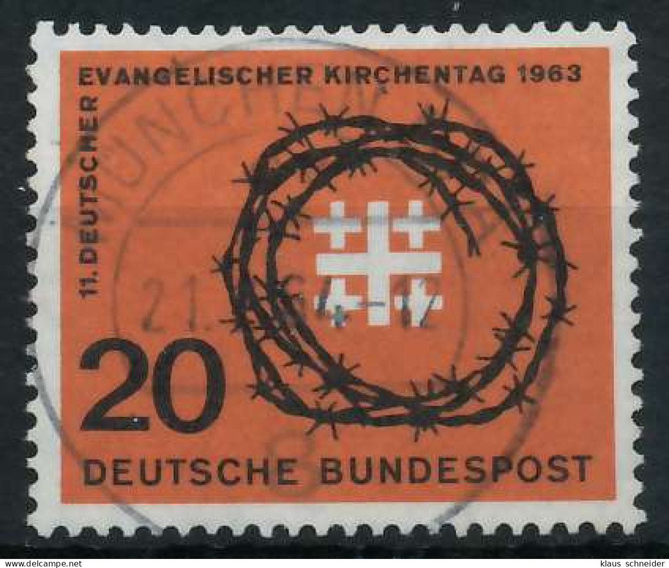 BRD BUND 1963 Nr 405 Zentrisch Gestempelt X6A338E - Used Stamps