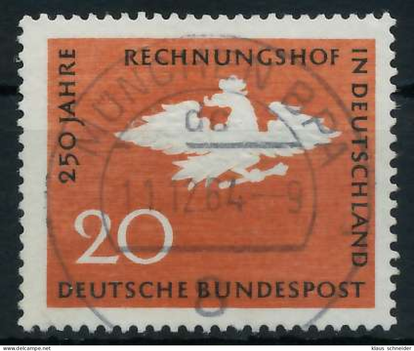 BRD BUND 1964 Nr 452 Zentrisch Gestempelt X6A33CA - Gebraucht