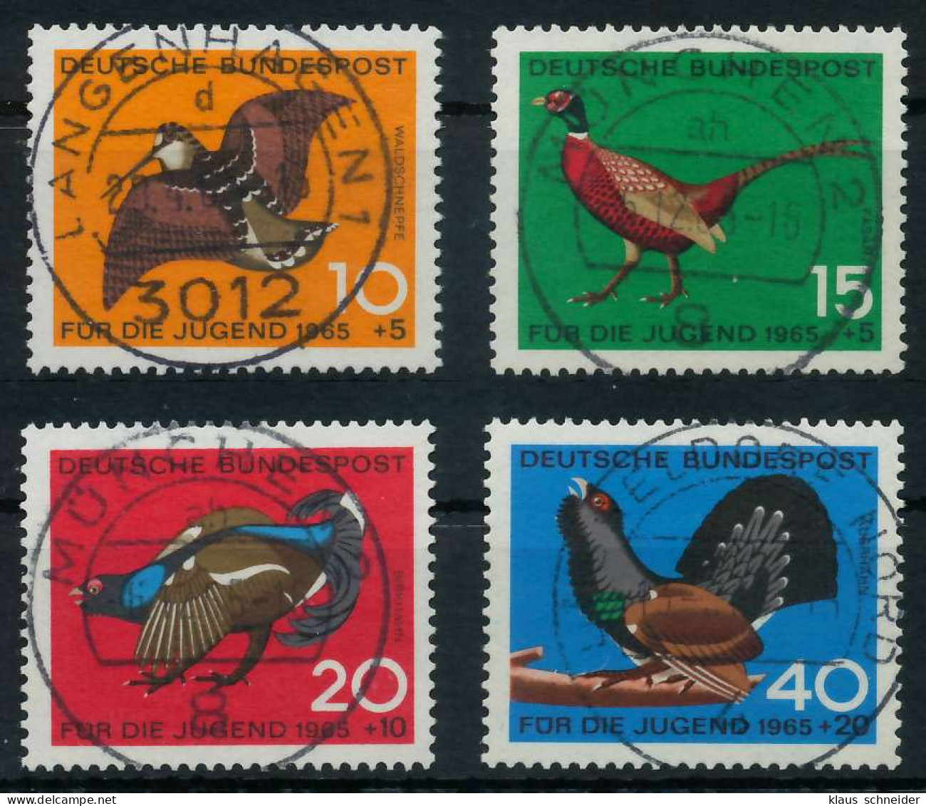BRD BUND 1965 Nr 464-467 Zentrisch Gestempelt X6A33DA - Used Stamps
