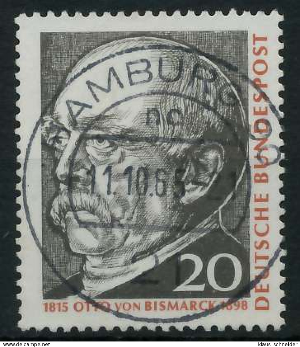 BRD BUND 1965 Nr 463 Zentrisch Gestempelt X6A340A - Used Stamps