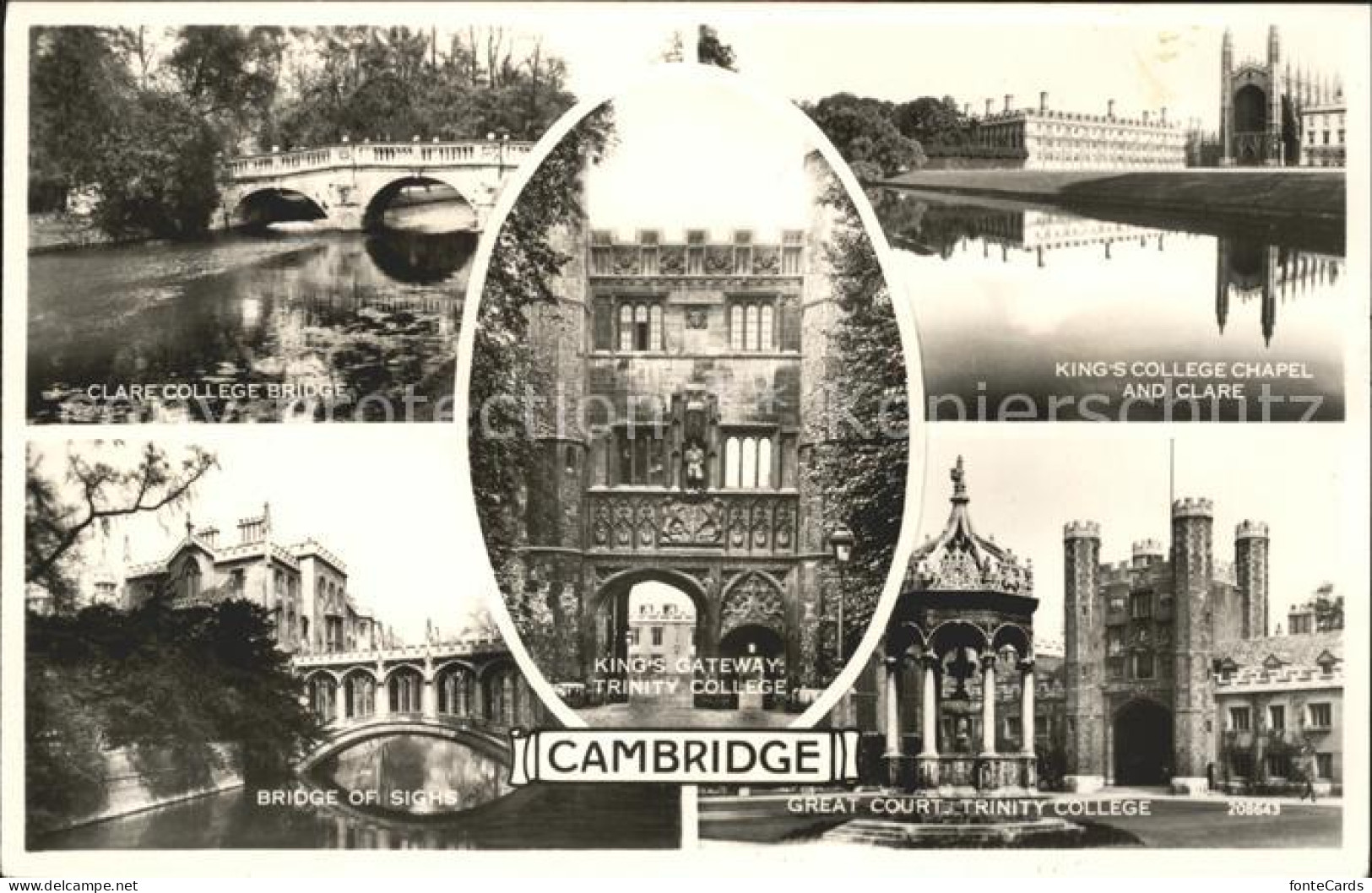 11750375 Cambridge Cambridgeshire Clare College Bridge King's College Chapel Cou - Other & Unclassified