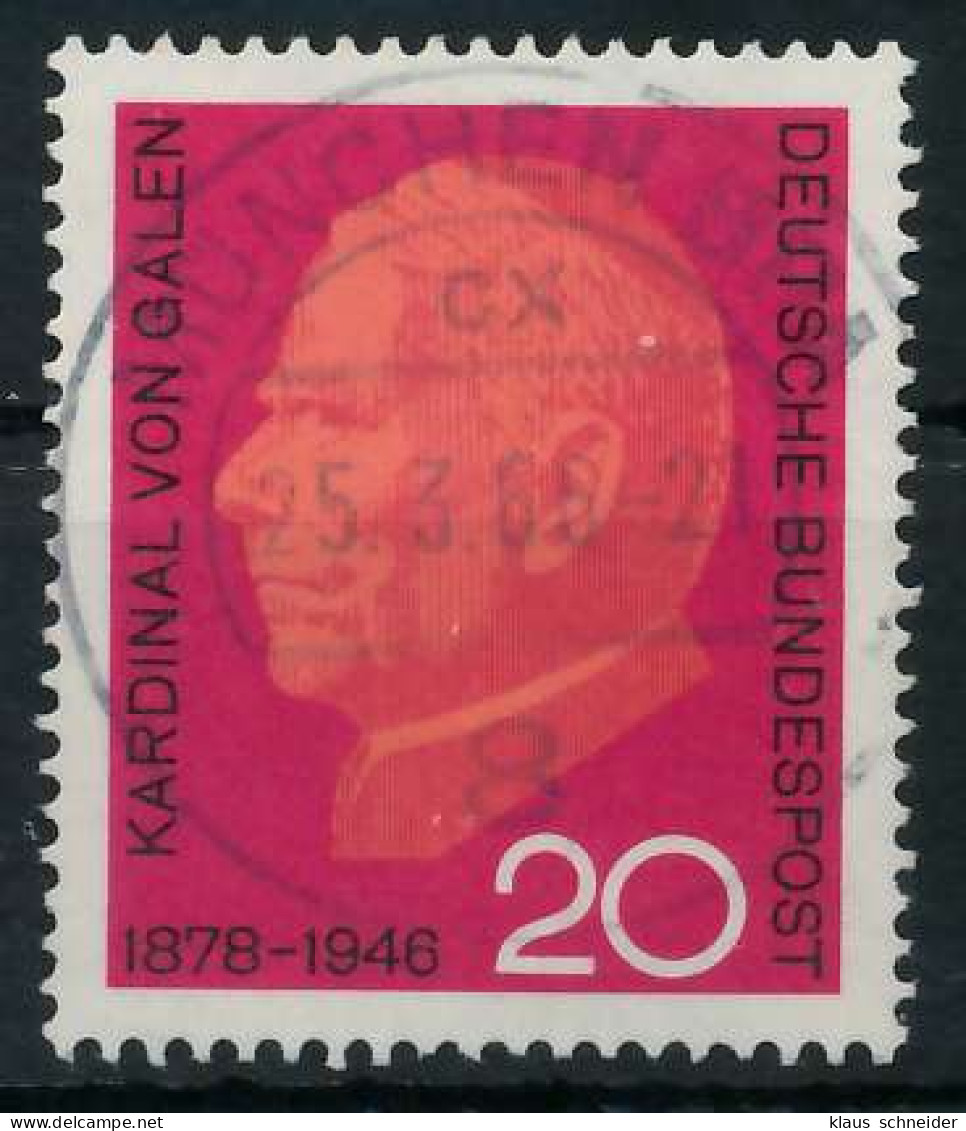 BRD BUND 1966 Nr 505 Zentrisch Gestempelt X6A3432 - Used Stamps