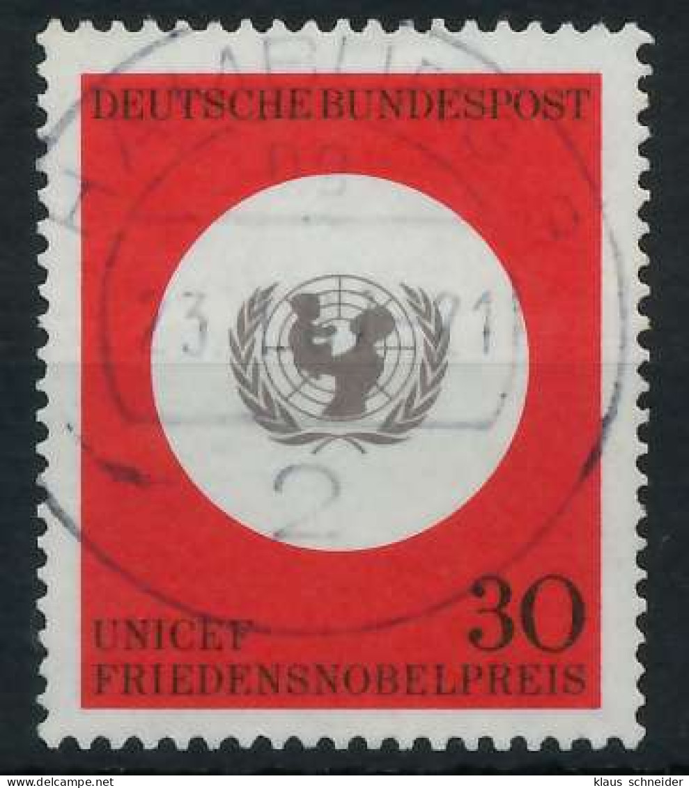 BRD BUND 1966 Nr 527 Zentrisch Gestempelt X6A344E - Usados