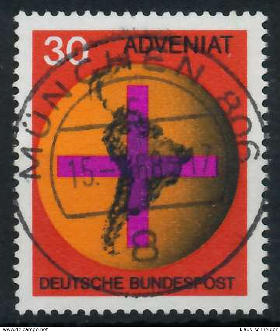 BRD BUND 1967 Nr 545 Zentrisch Gestempelt X6A34B2 - Usados