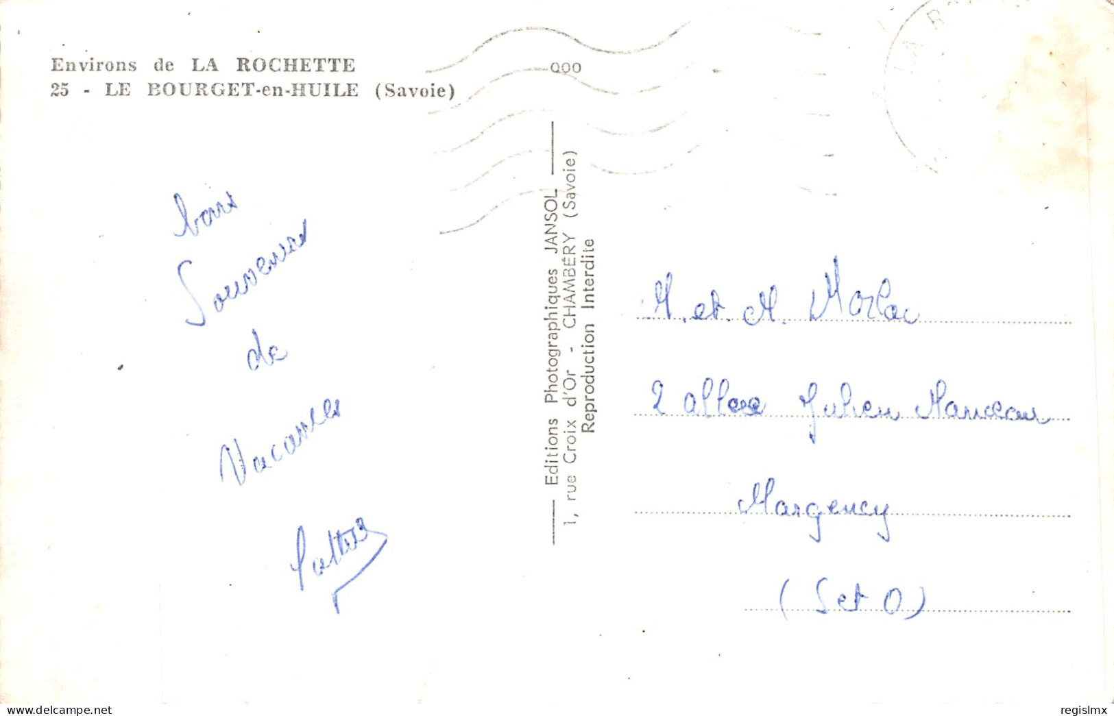 73-LE BOURGET EN HUILE-N°2139-G/0233 - Le Bourget Du Lac
