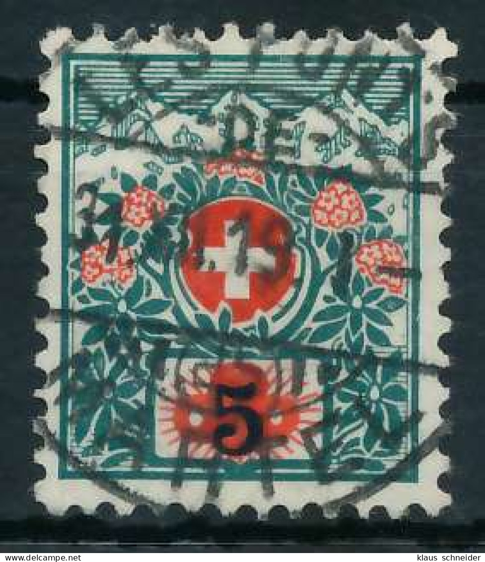 SCHWEIZ PORTOMARKEN 1910-1924 Nr 38 Zentrisch Gestempelt X6B6246 - Strafportzegels