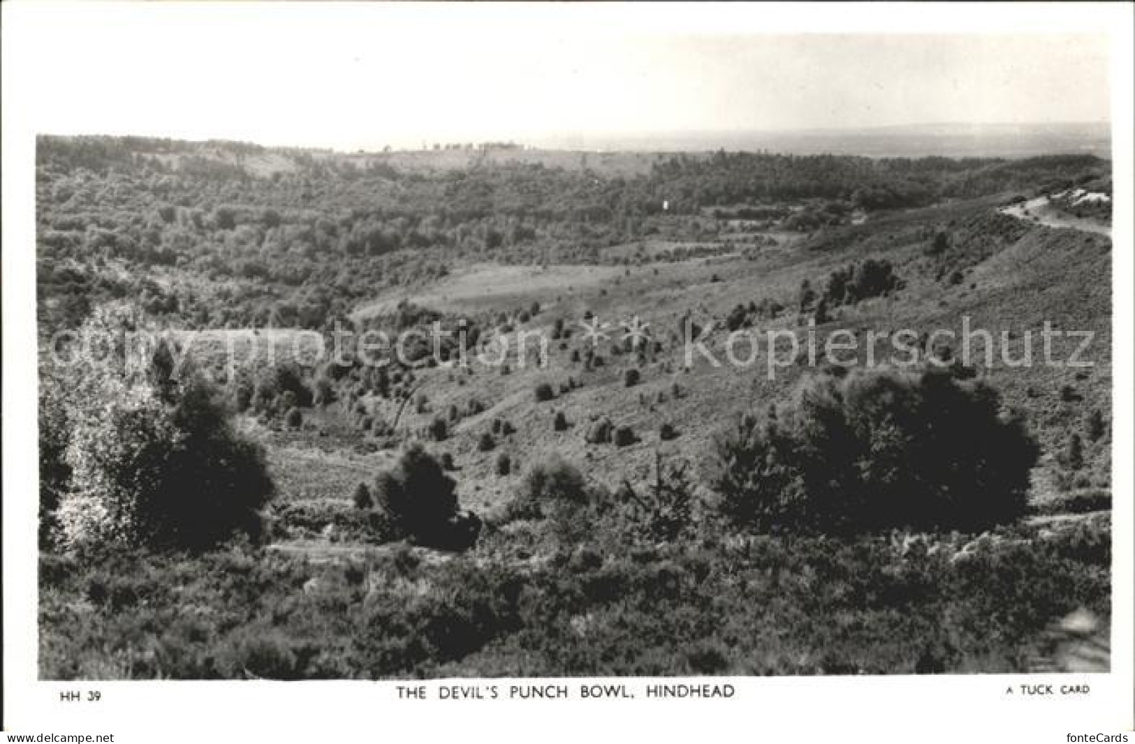11750330 Hindhead The Devil's Punch Bowl Tuck's Post Card Waverley - Surrey