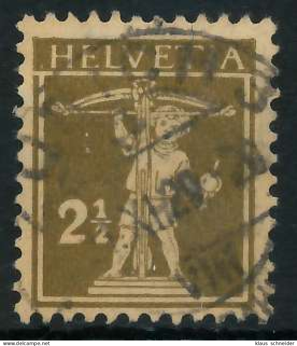 SCHWEIZ 1924 Nr 198 Zentrisch Gestempelt X6C2AAA - Oblitérés