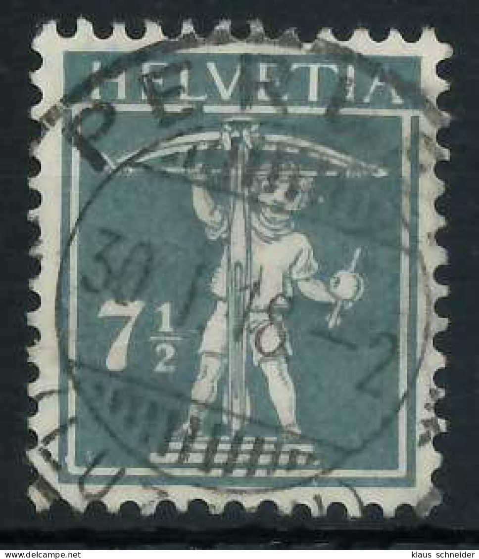 SCHWEIZ 1917 Nr 138III Zentrisch Gestempelt X6C2A92 - Oblitérés