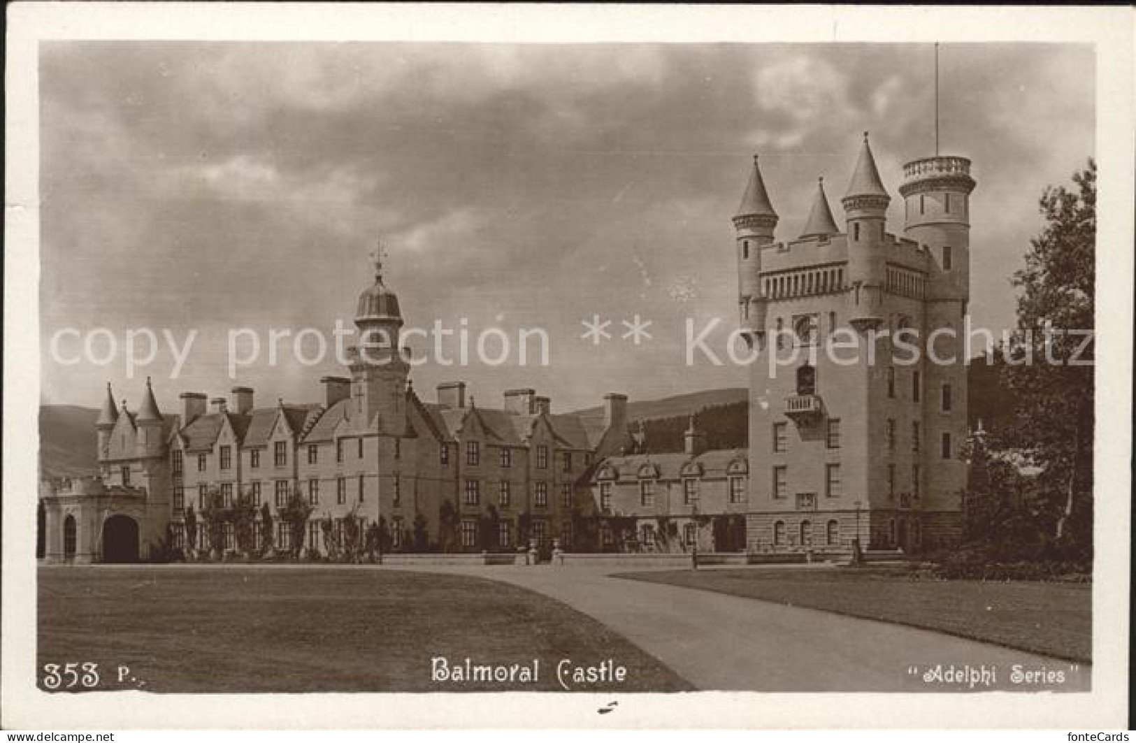 11750276 Aberdeenshire Balmoral Castle Adelphi Series Aberdeenshire - Autres & Non Classés